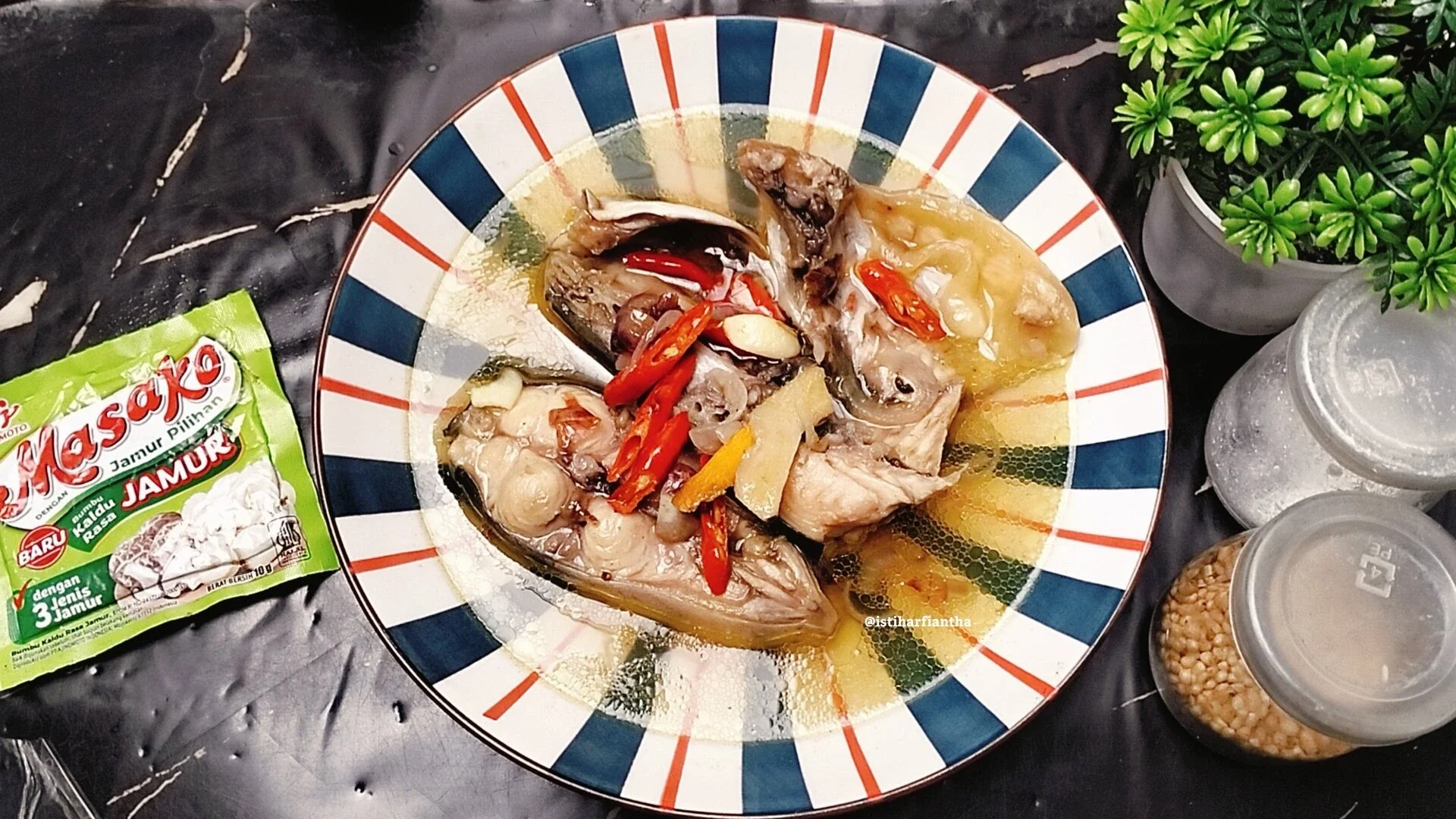 Sop Ikan Patin Bumbu Iris Kaldu Jamur ala MASAKO©