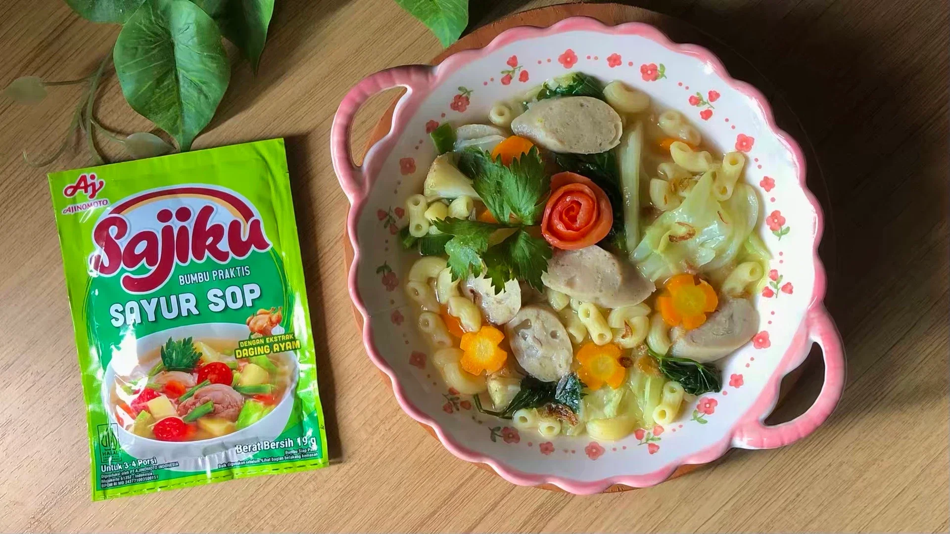 Sop Macaroni Sosis