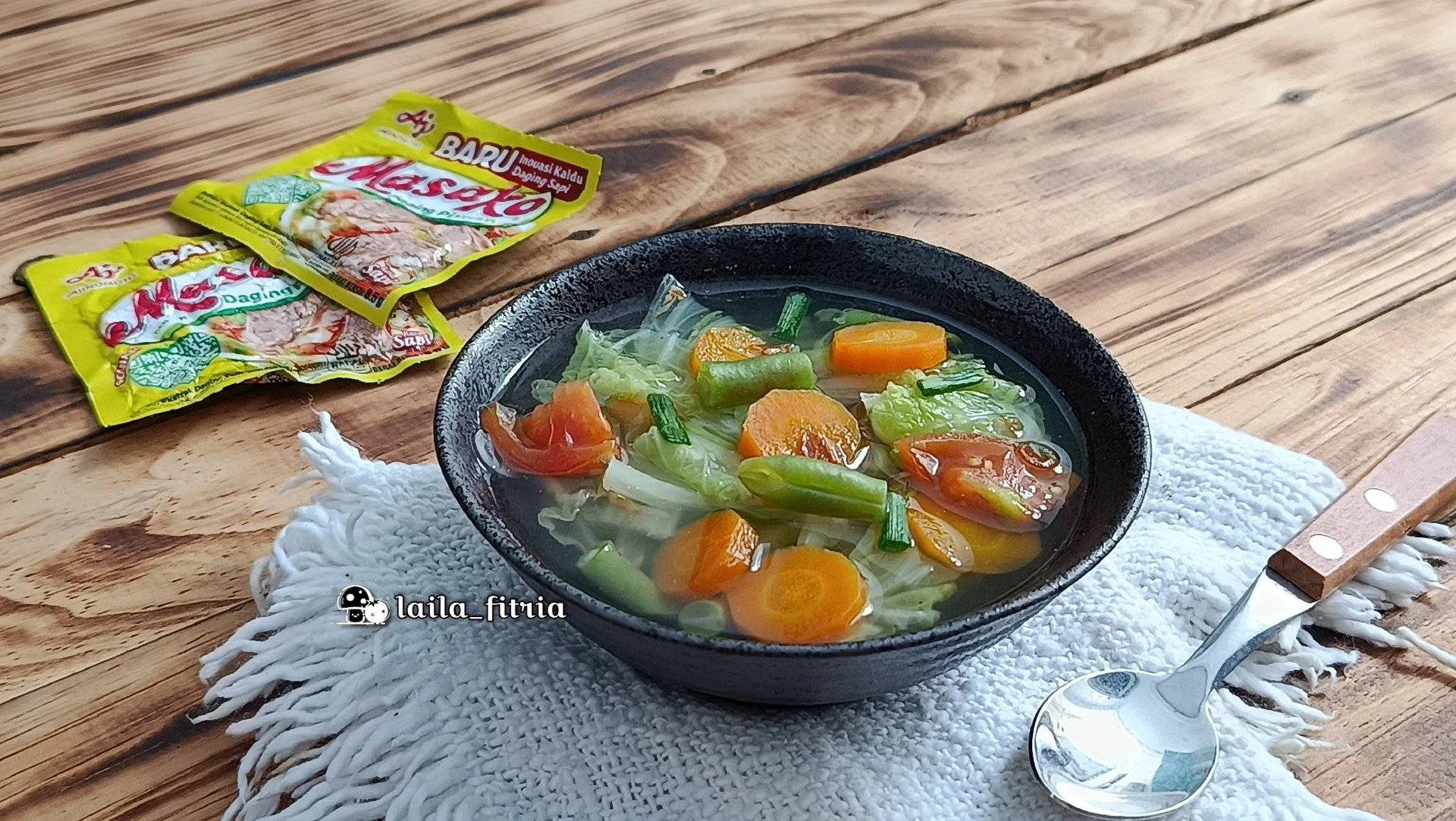 Sop Sawi Putih Bening ala Masako