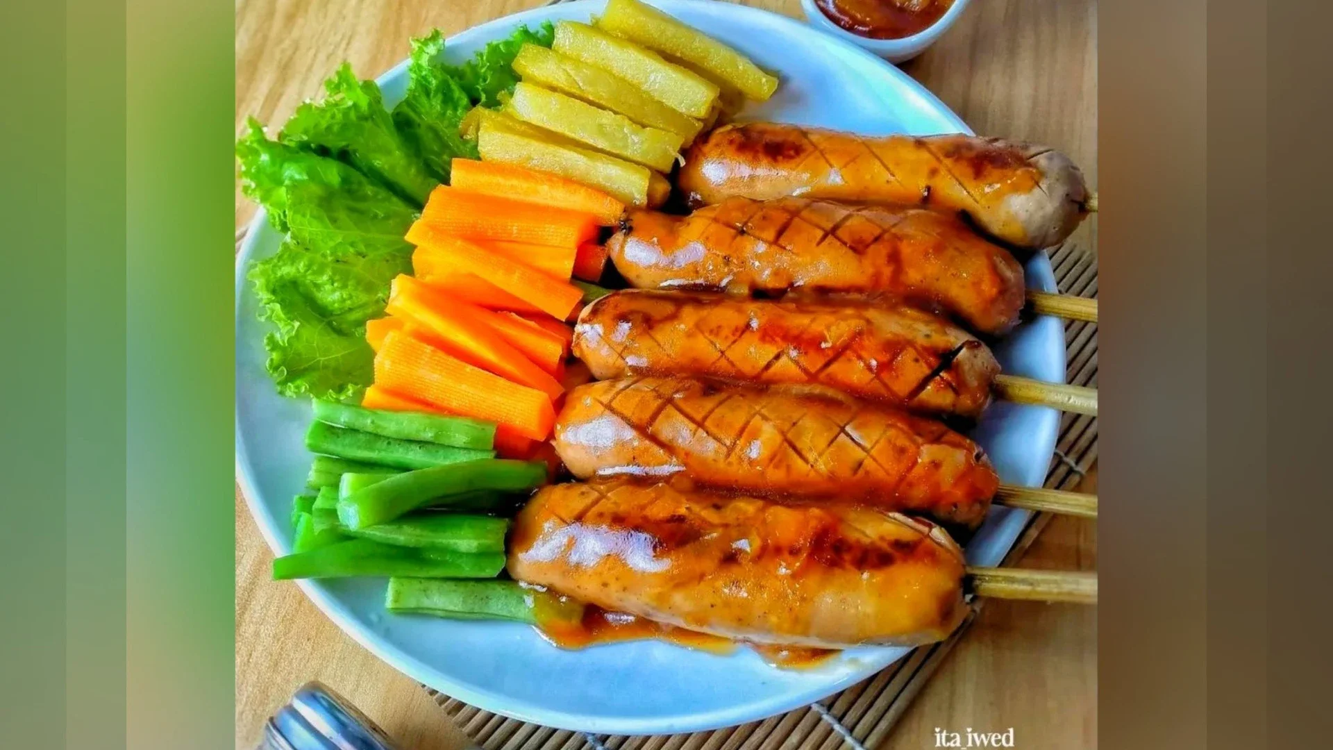 Sosis Bakar Asam Manis