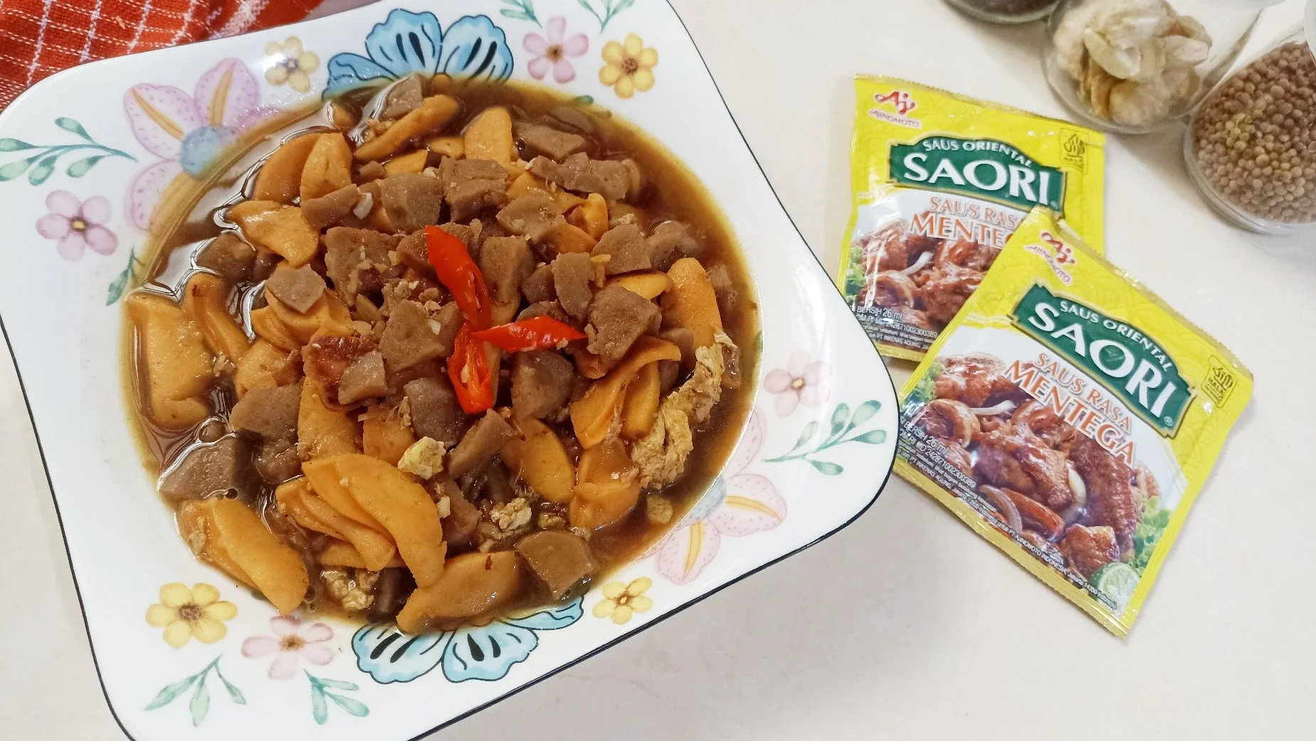 Sosis Bakso Saus Mentega