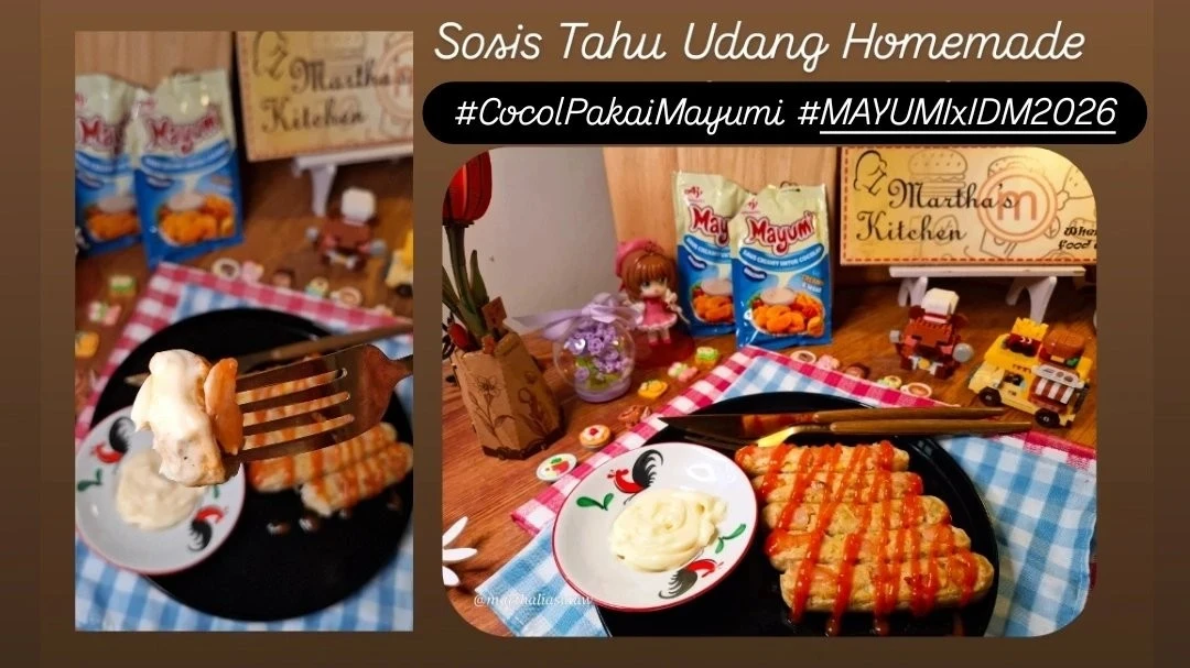 Sosis Tahu Udang ala SaMaRi (Sajiku Masako Saori) #CocolPakaiMayumi #MAYUMIxIDM2026