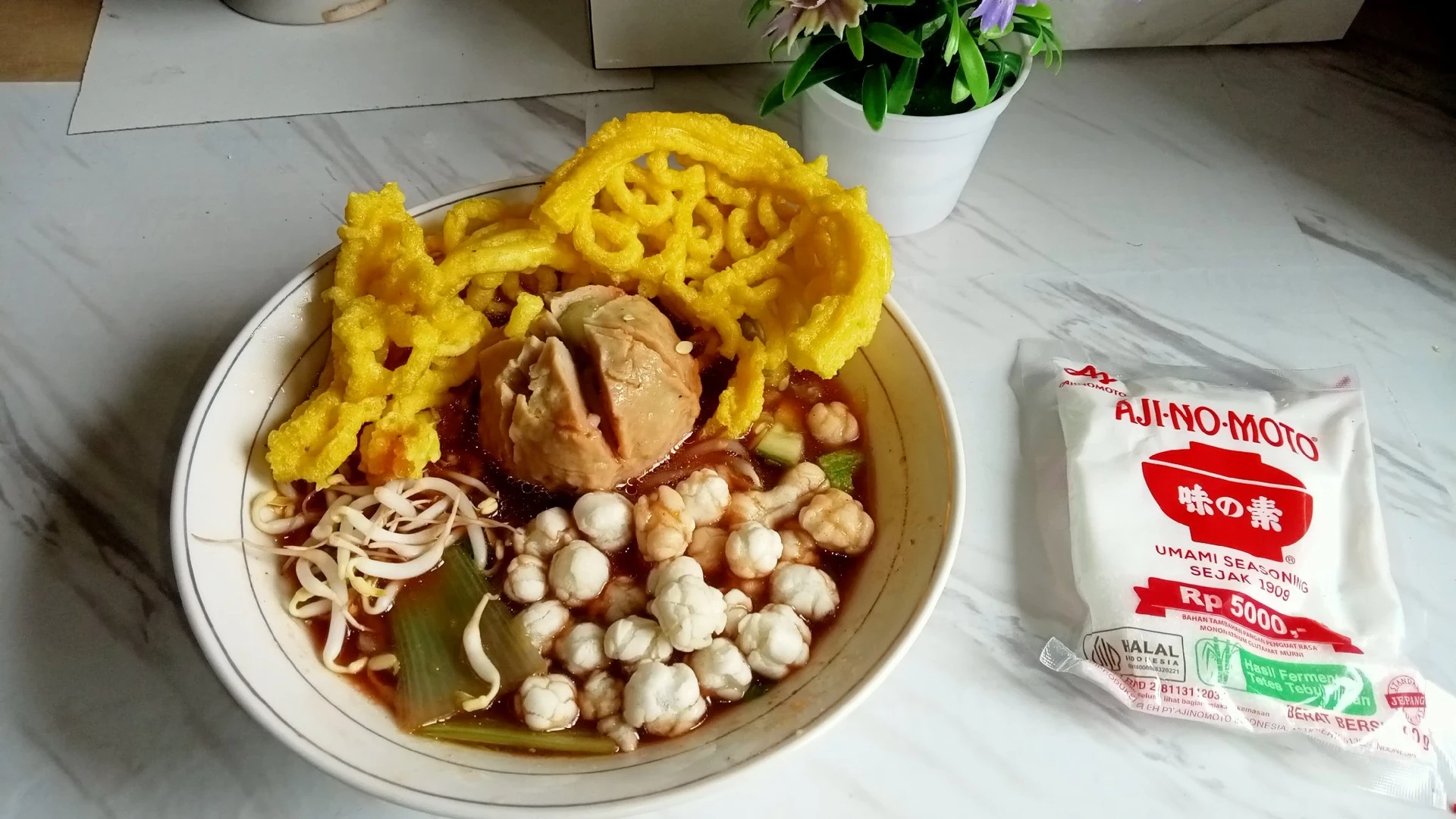 Soteng (Bakso Bonteng)ala Ajinomoto  #KreasiBaksoUmamichi