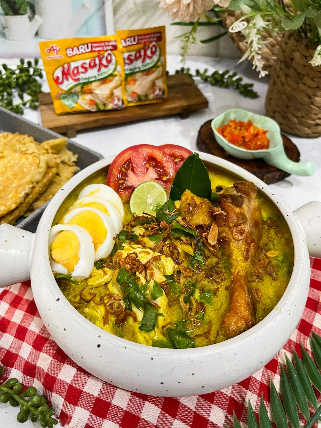 Soto Ayam Kuah Santan khas Betawi ala Masako