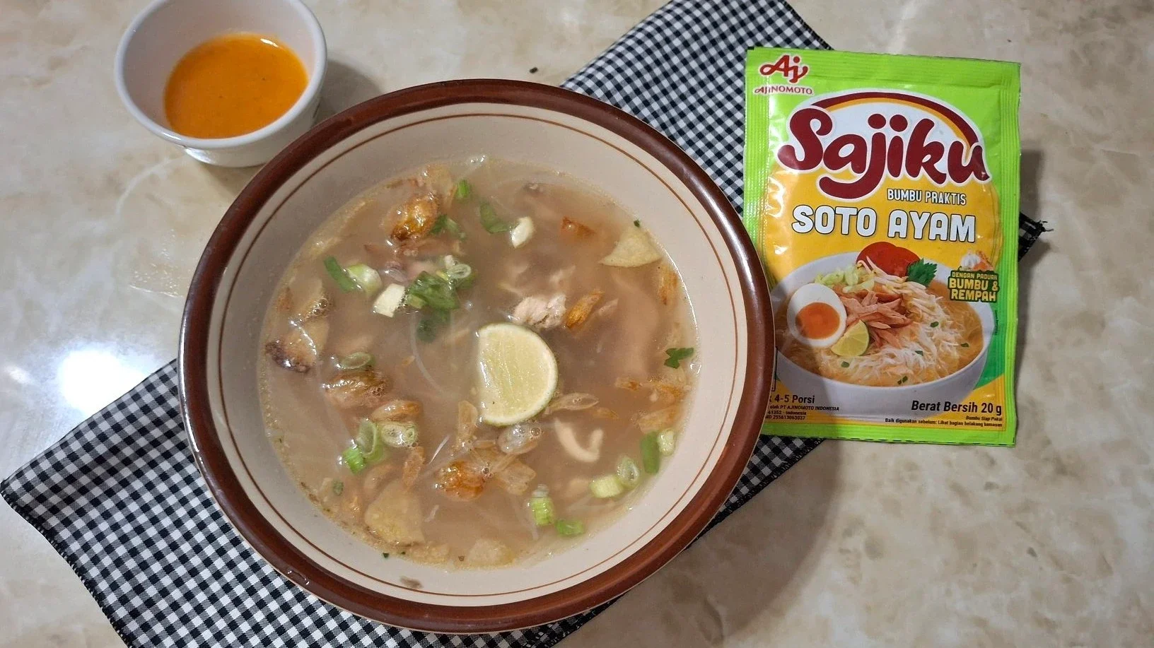Soto Bening Ayam ala Sajiku