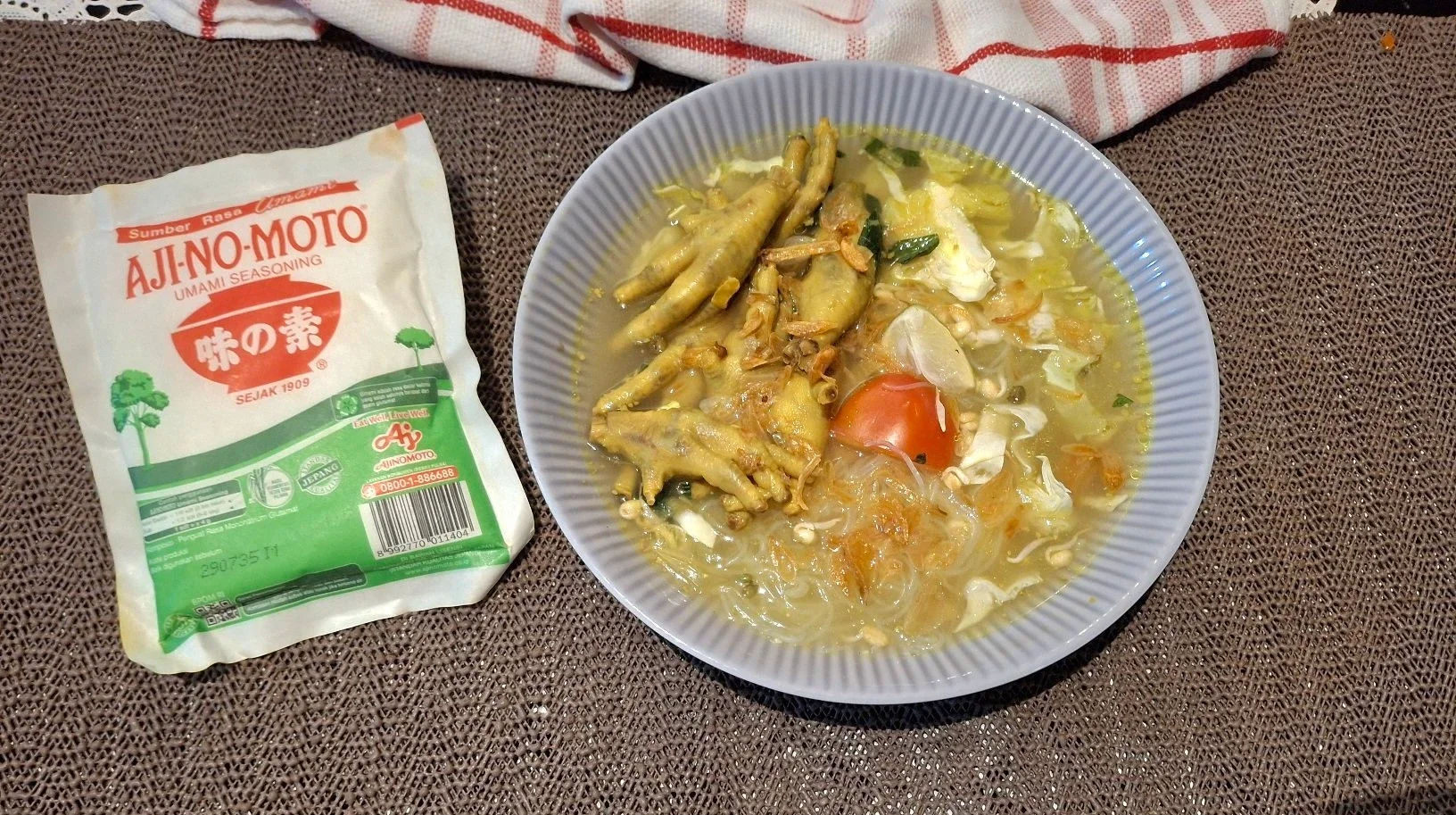 Soto Ceker Ayam ala Ajinomoto