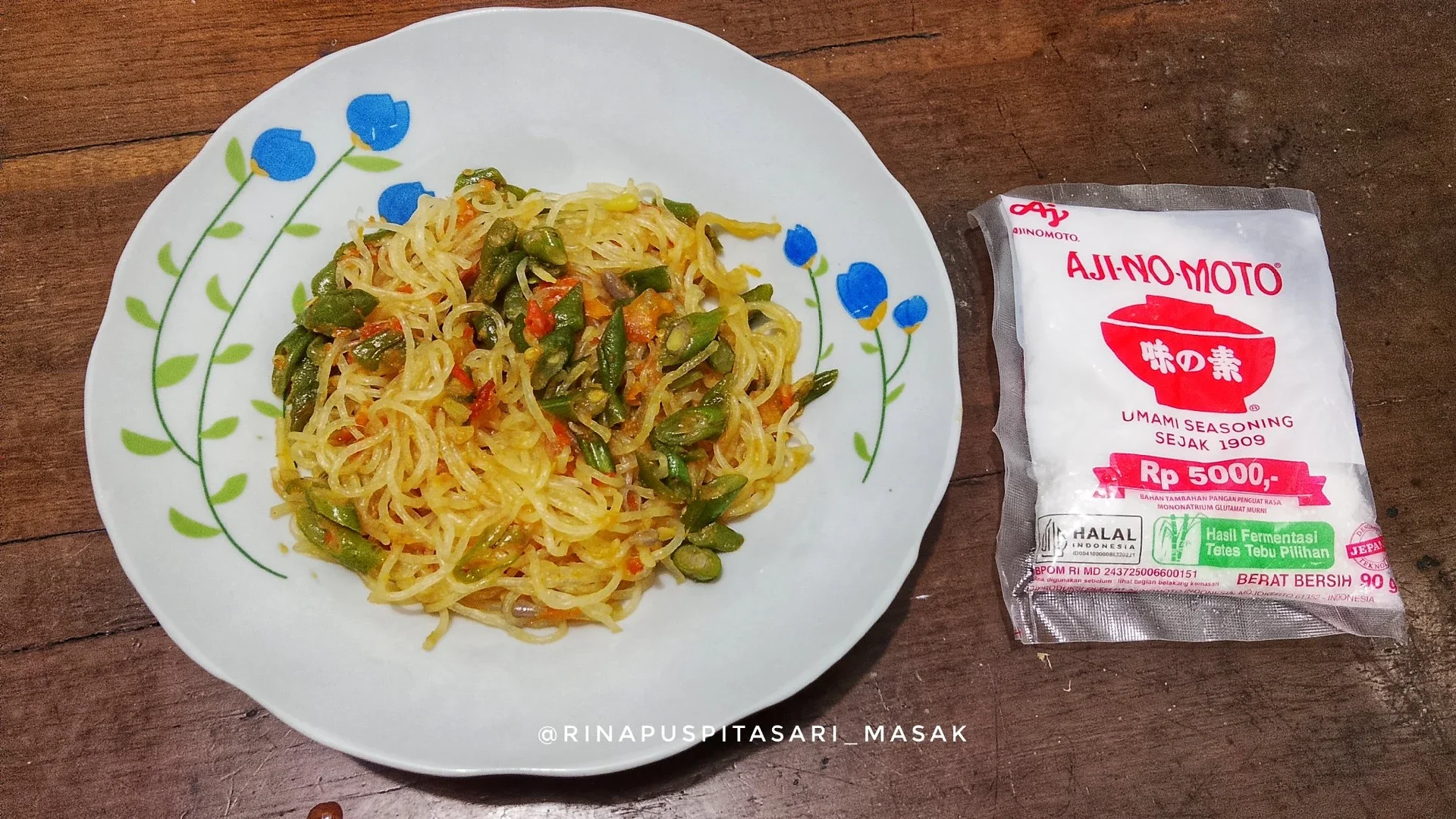 Soun Goreng Buncis Pedas ala AJI-NO-MOTO®