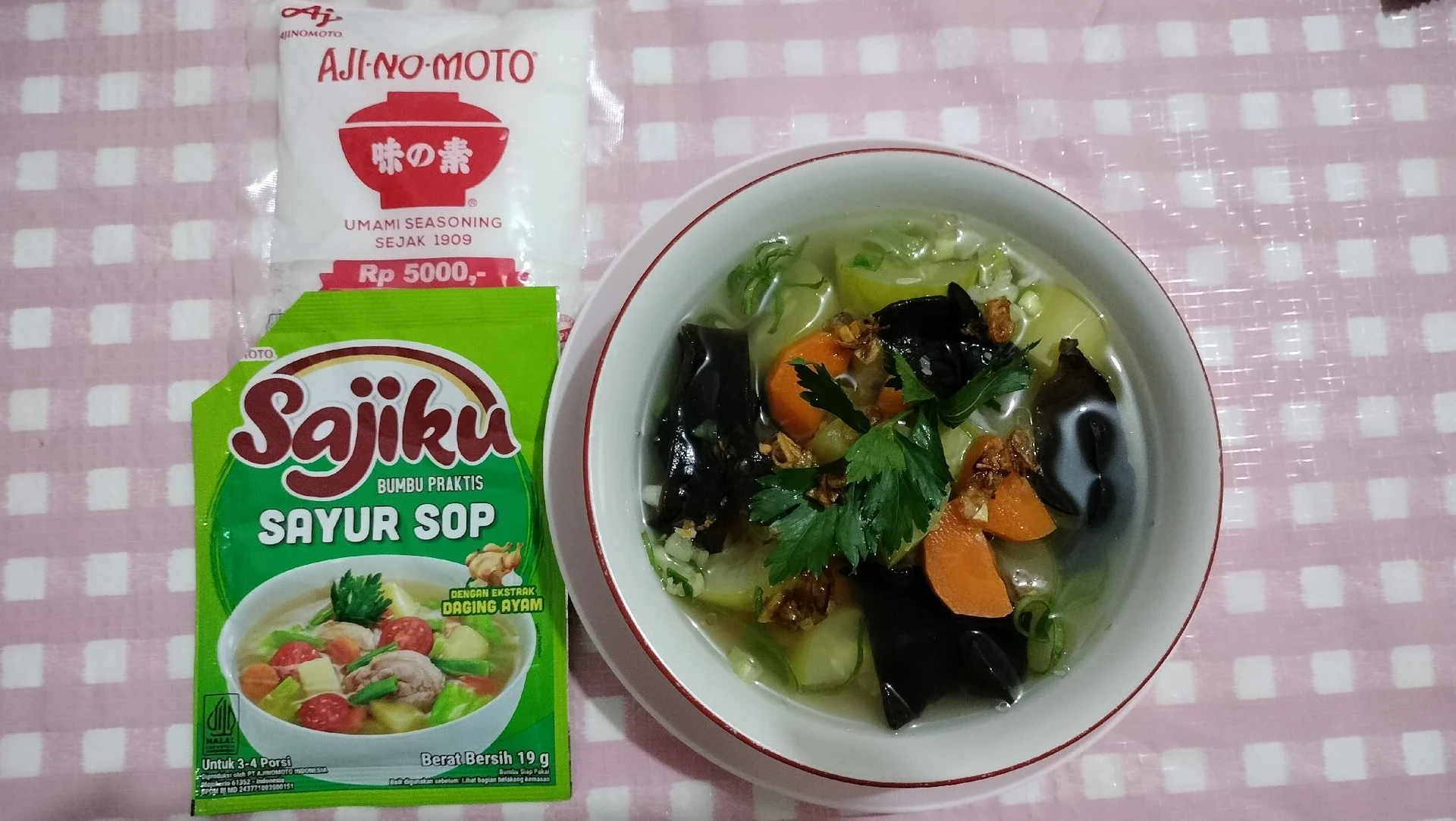 Soup Jamur Kuping Mentimun ala Sajiku#KreasiSerbaJamur