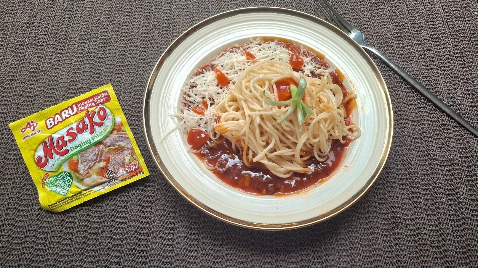 Spaghetti Bolognaise Daging Sapi