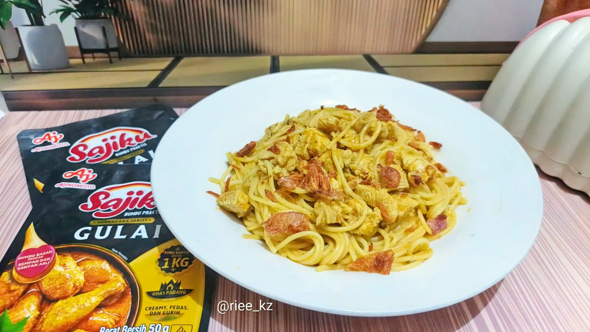 Spaghetti Gulai Ayam #SajianRamadanKU