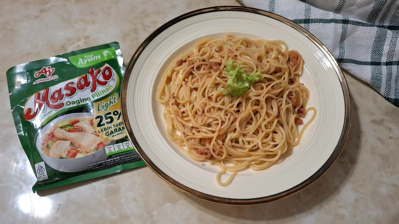 Spaghetti Pedas Manis