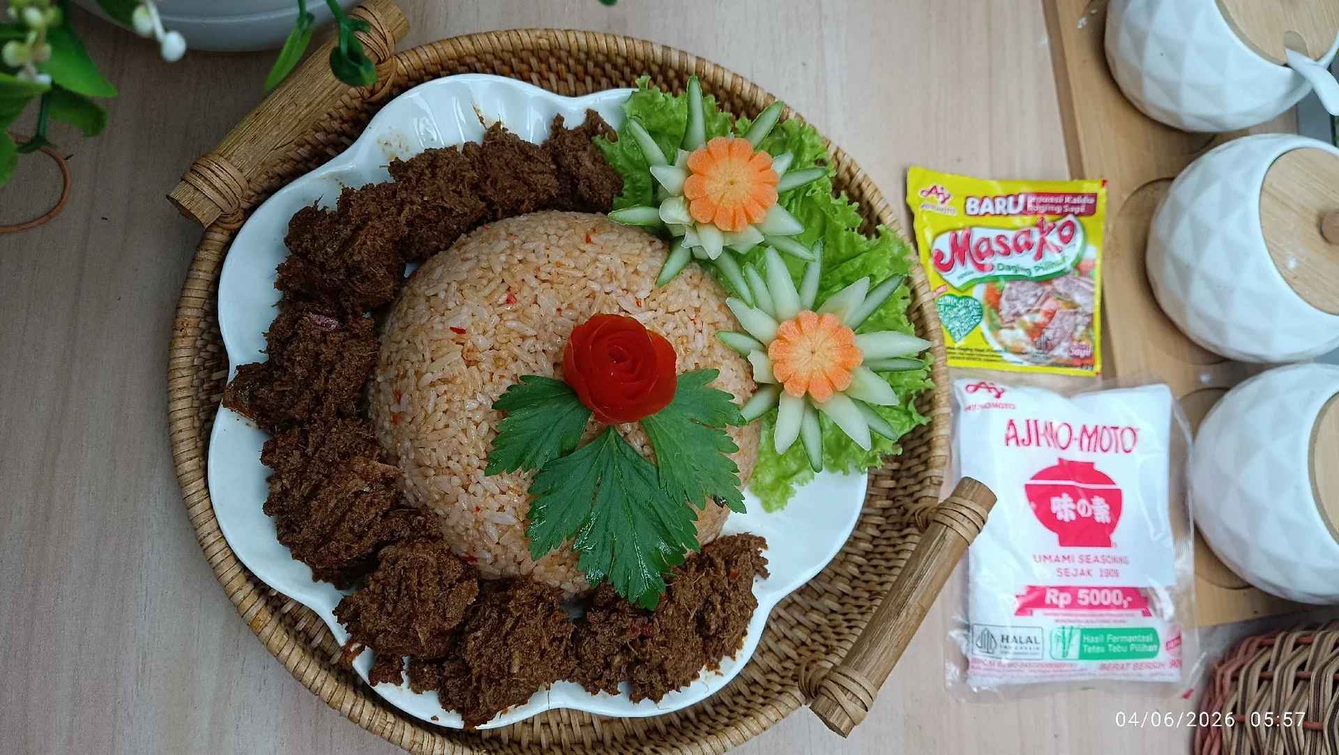 #SpesialIdulAdha.... NASI GORENG RENDANG DAGING