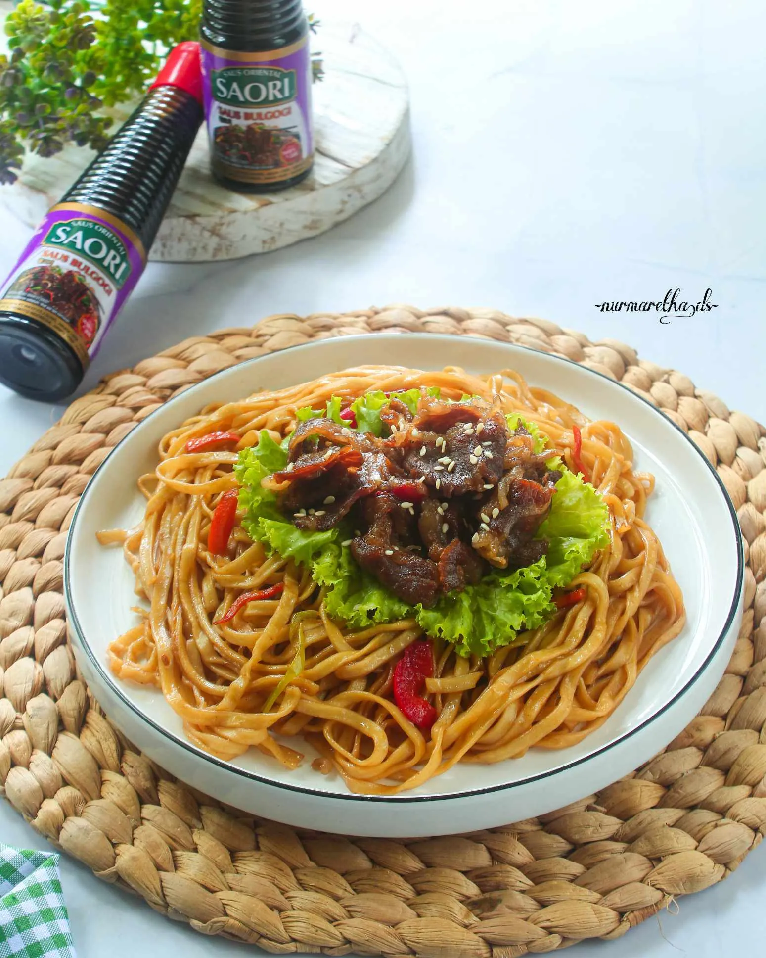 Spicy Beef Bulgogi Noodle Stir Fry