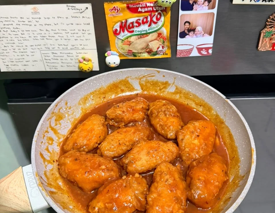 Spicy Chicken Wings ala Masako® #MasakanPenuhCinta