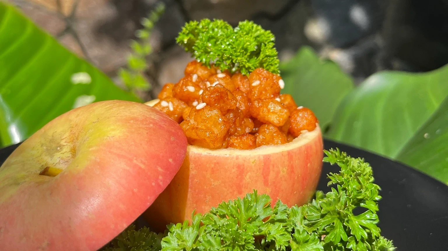 Spicy sweet apple ala Saori