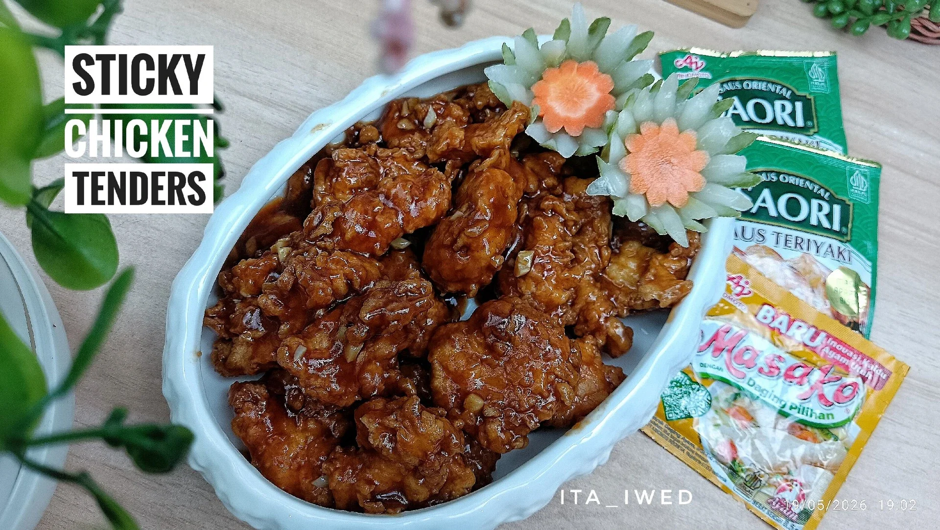 STICKY CHICKEN TENDERS