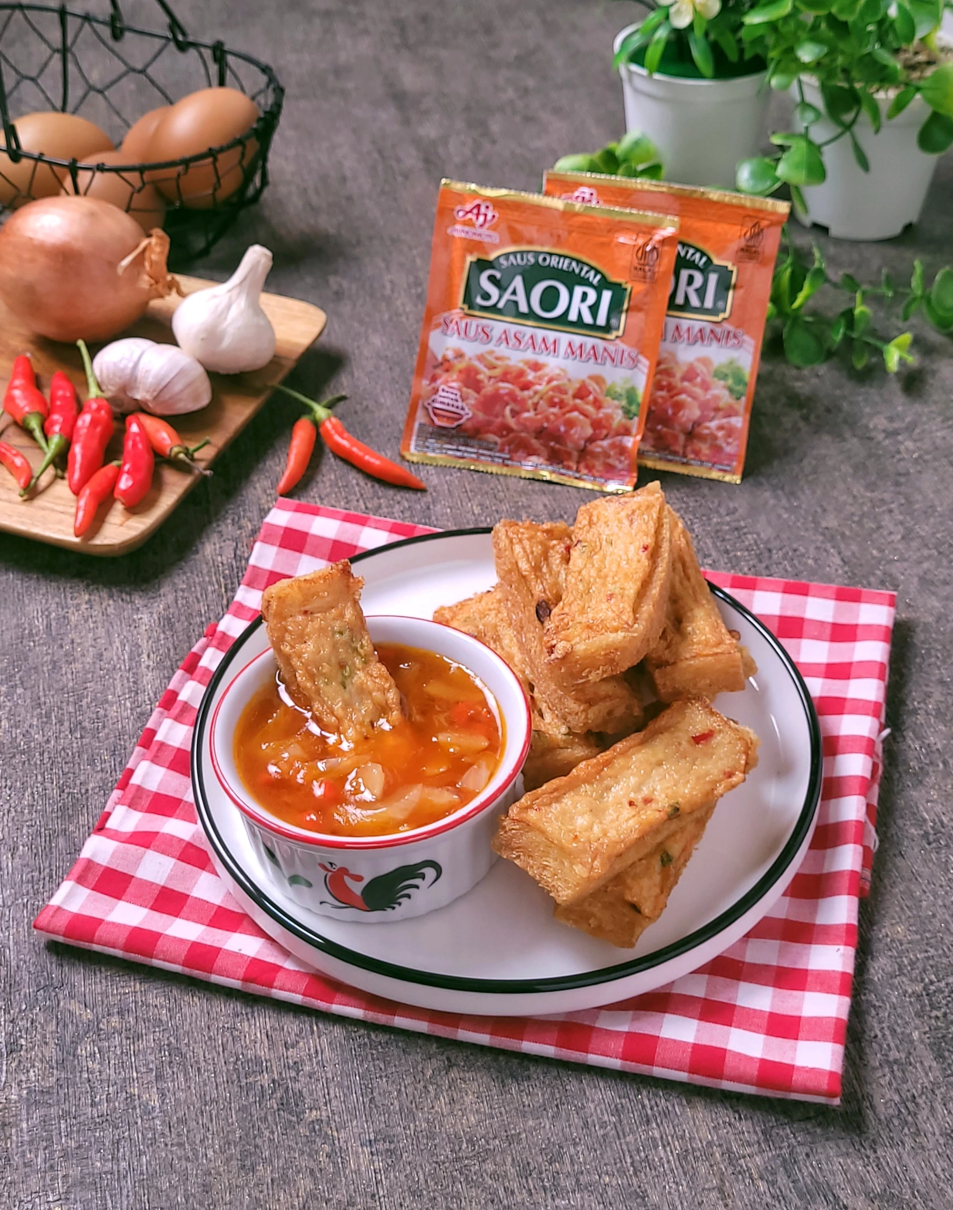STIK ROTI UDANG SAORI ASAM MANIS