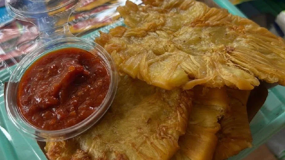 sukun geprek goreng