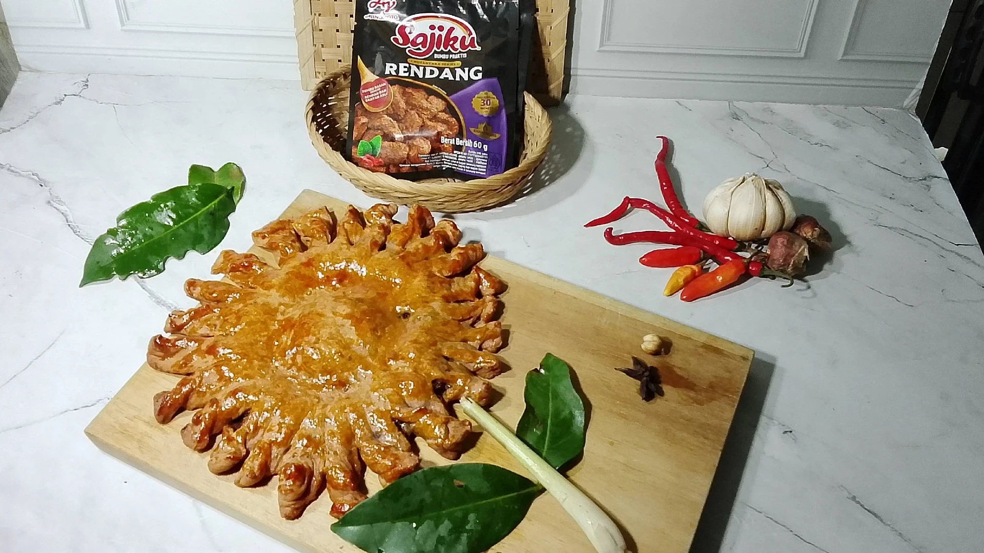 Sunflower Ube Pizza Rendang 