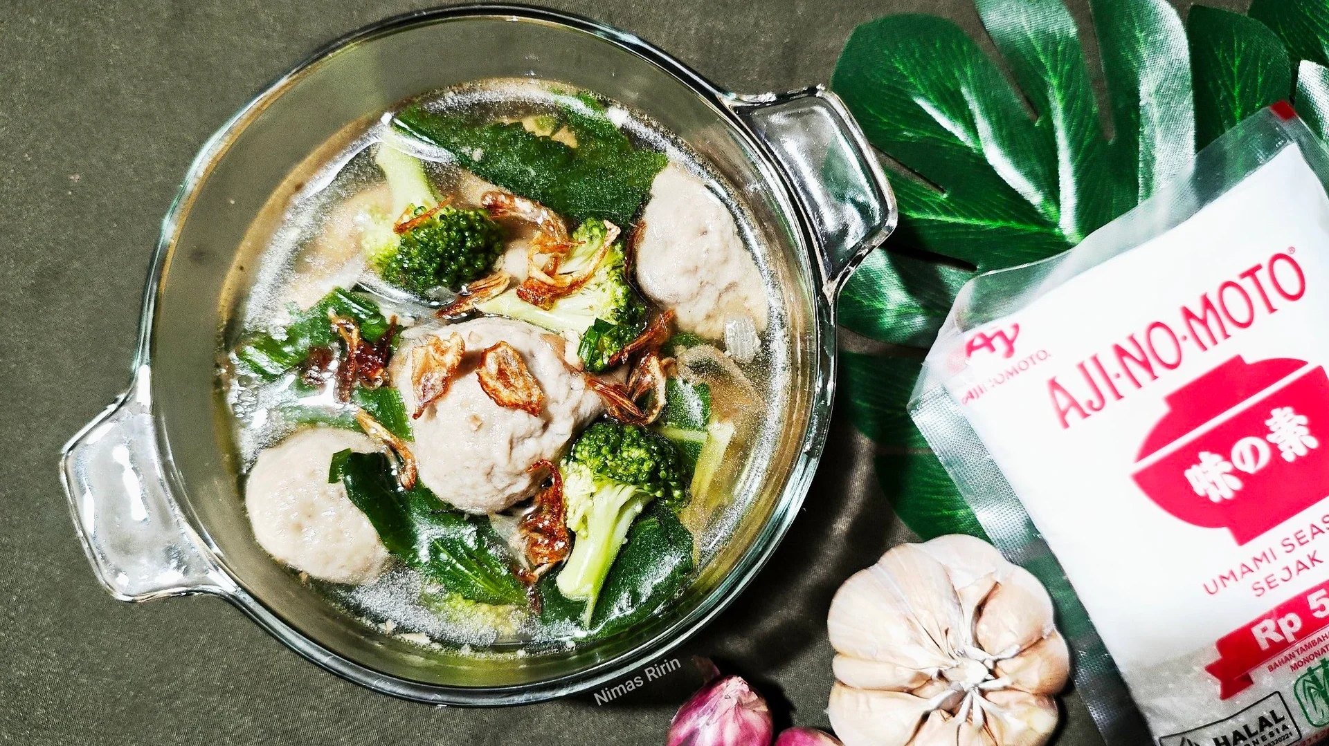 Sup Bakso Ikan Brokoli Ala Ajinomoto ®