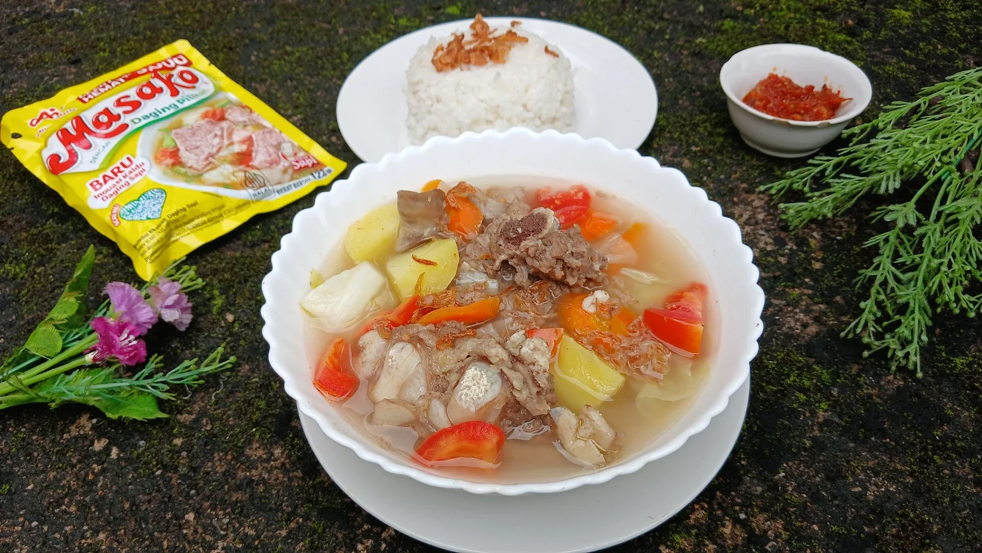 Sup balungan ala Masako #SpesialIdulAdha