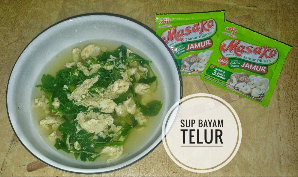 Sup Bayam Telur