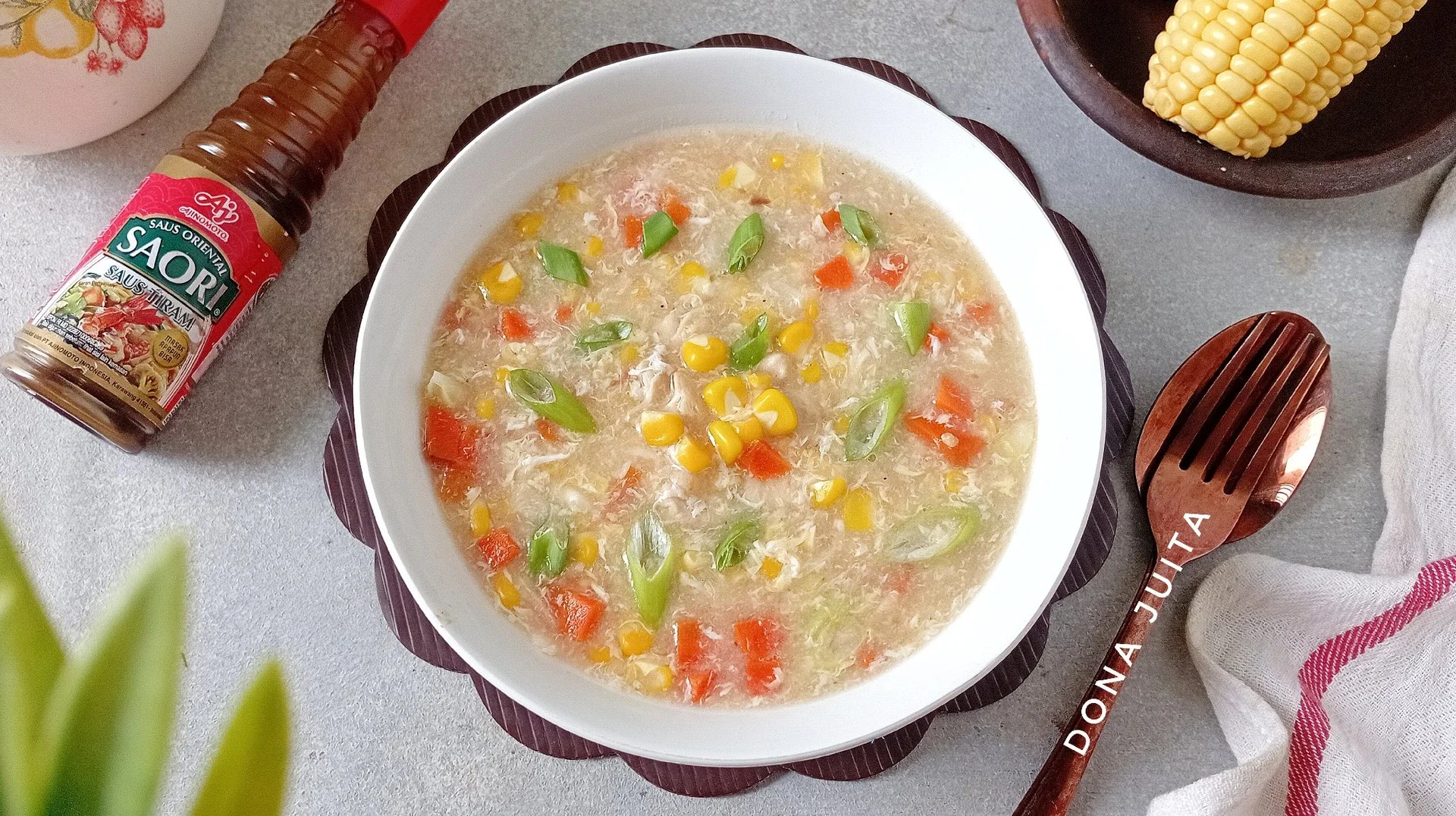 Sup Jagung ala Saori #JagungUmami