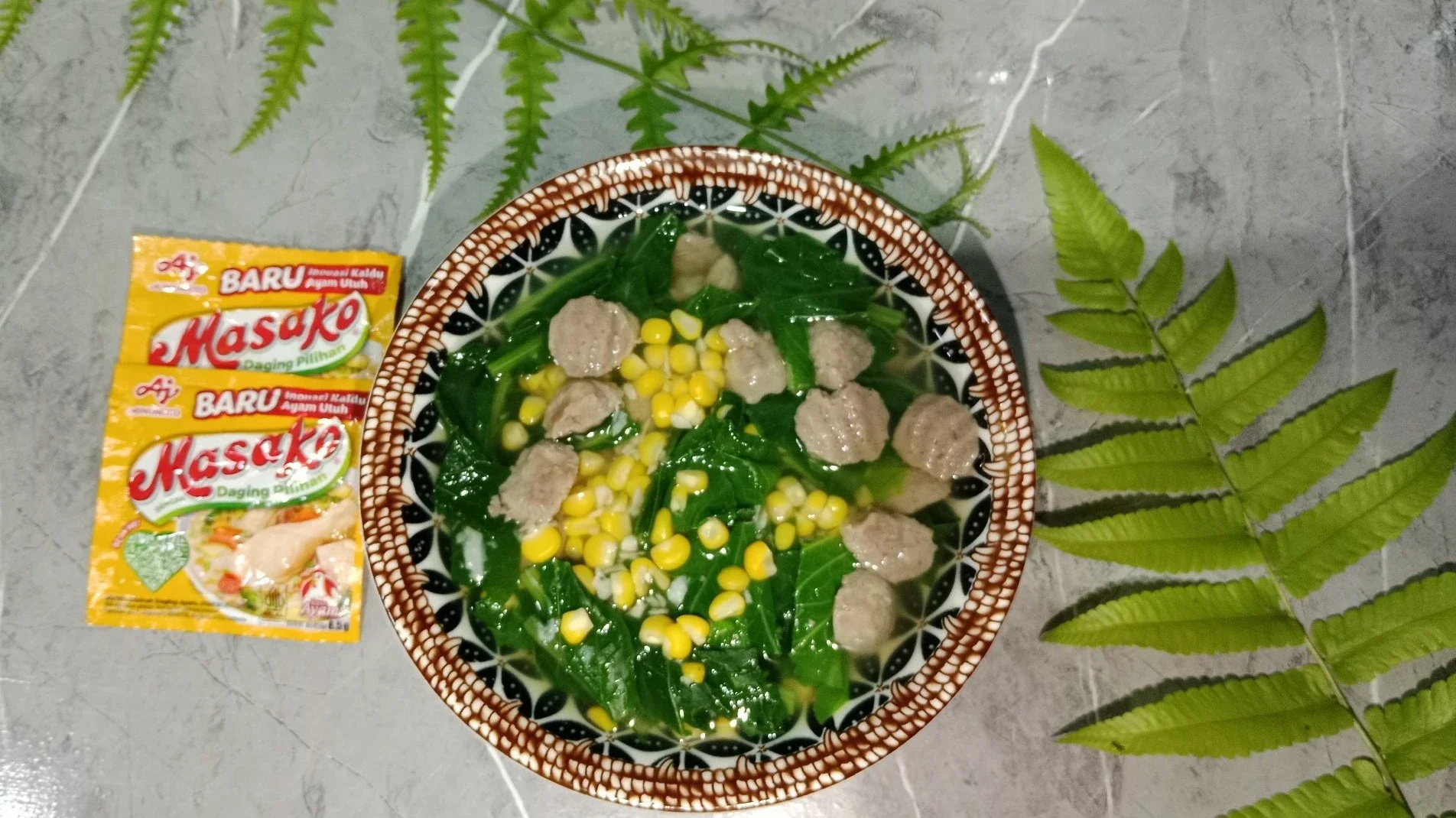 sup jagung sawi #JagungUmami
