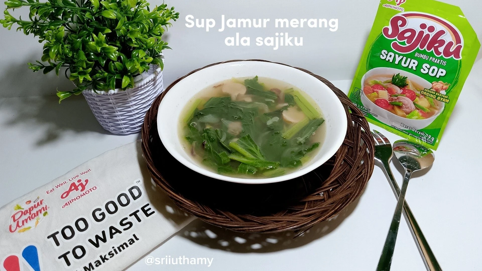 Sup jamur merang #7HariDapurBijak