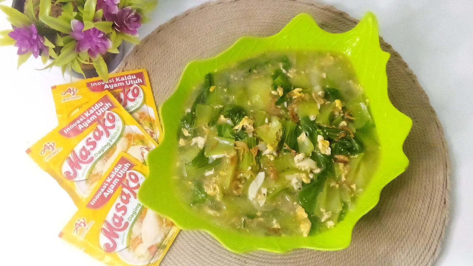 Sup Pakcoy Telur