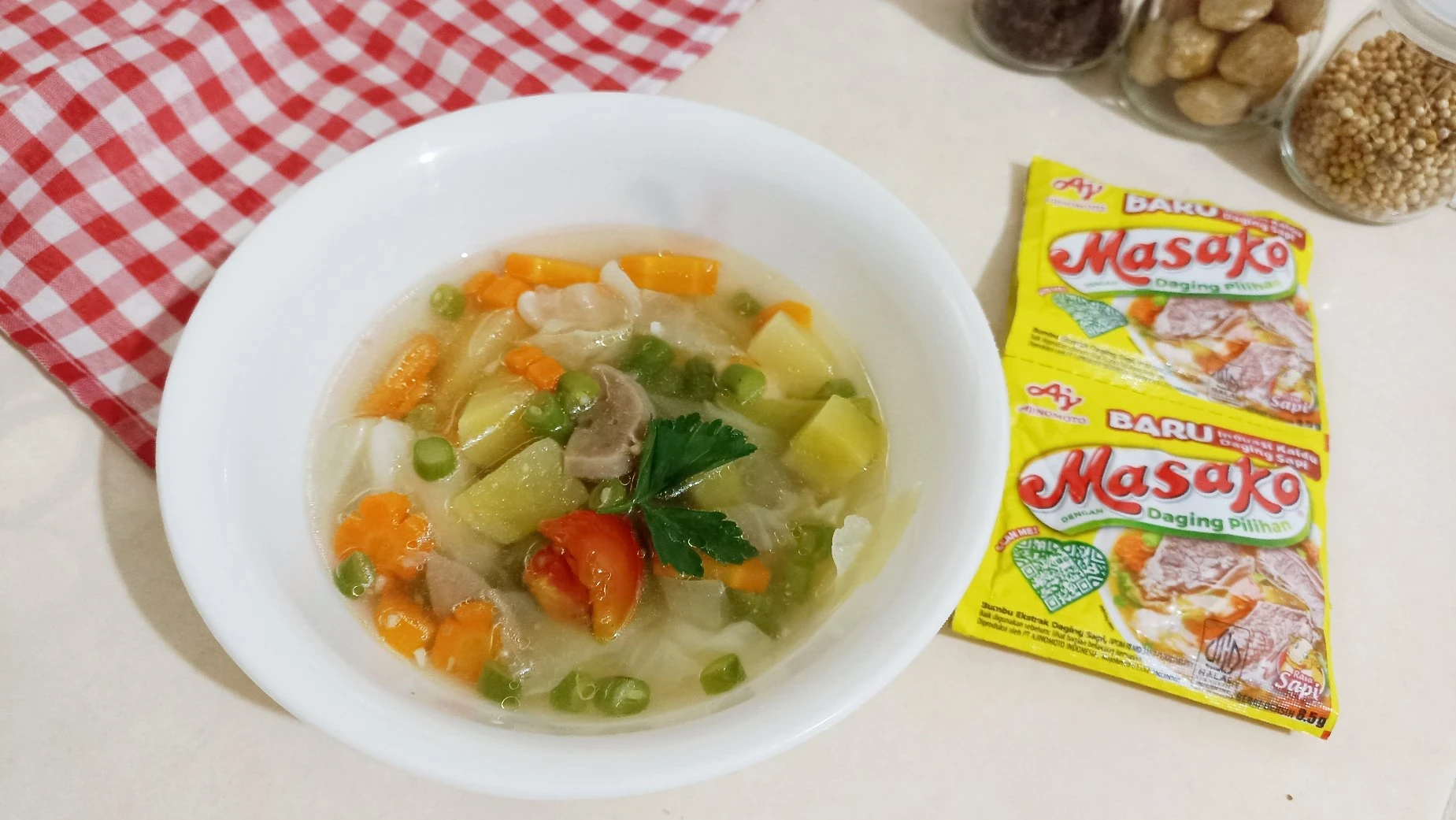 Sup Sayur Kaldu Sapi