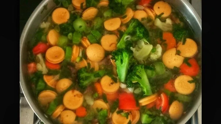 SUP SAYUR SOSIS AYAM ala MASAKO®