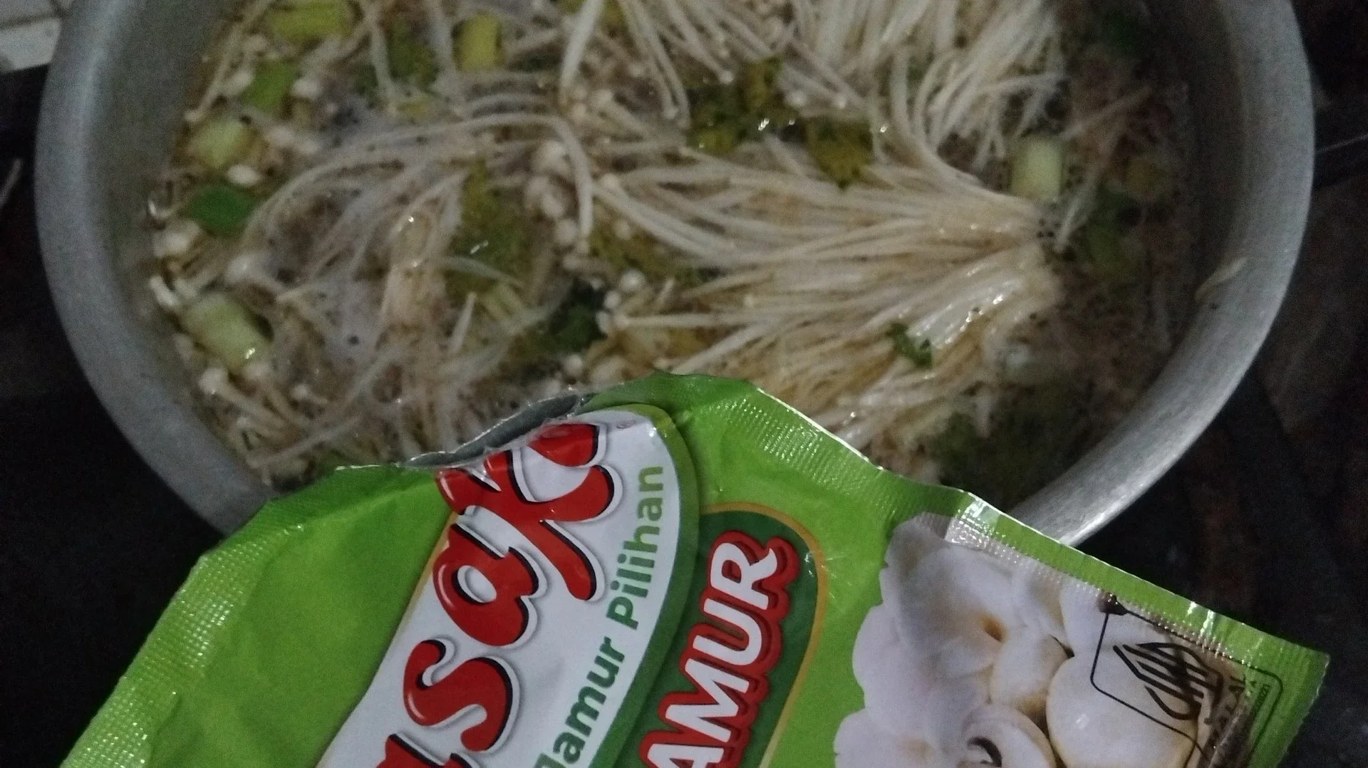 Sup Segar Jamur Enoki #KreasiSerbaJamur