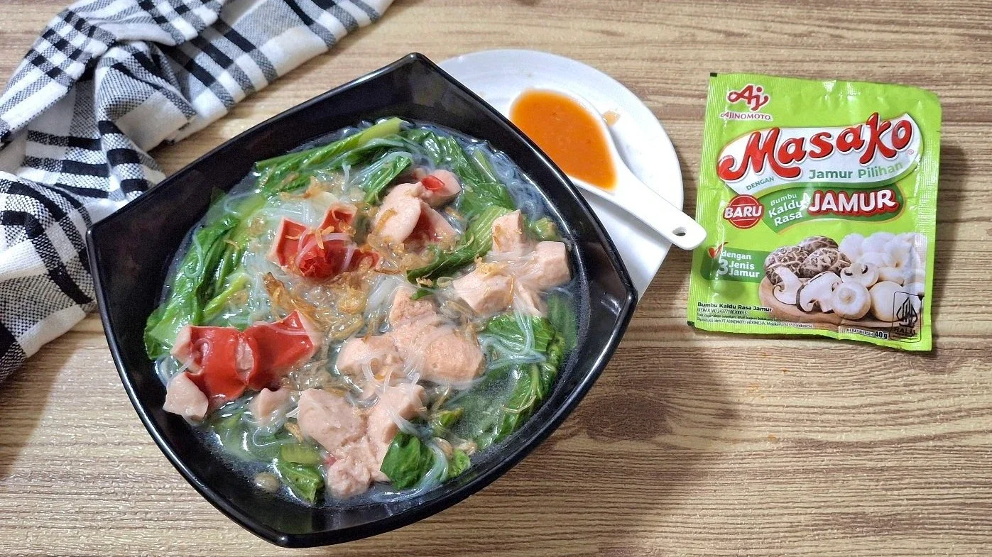 Sup Sosis Pakcoy Soun