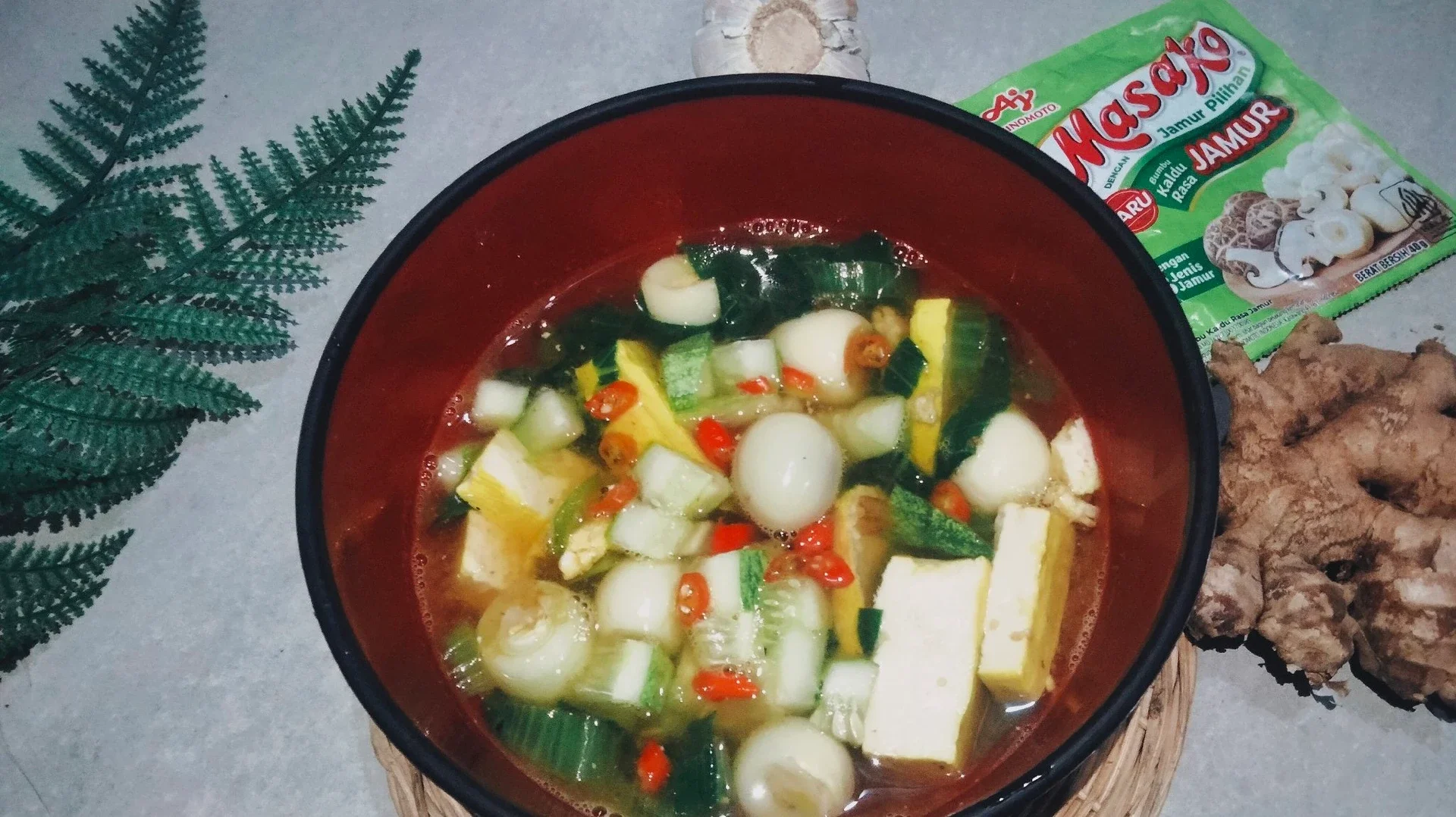 SUP TELUR PUYUH JAHE ala MASAKO®