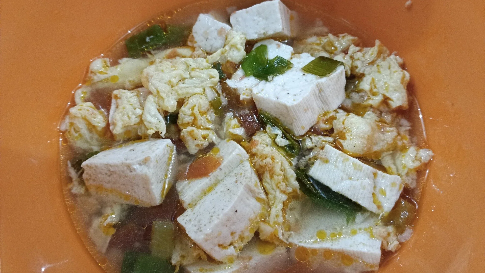 Sup Tomat Tahu Telur