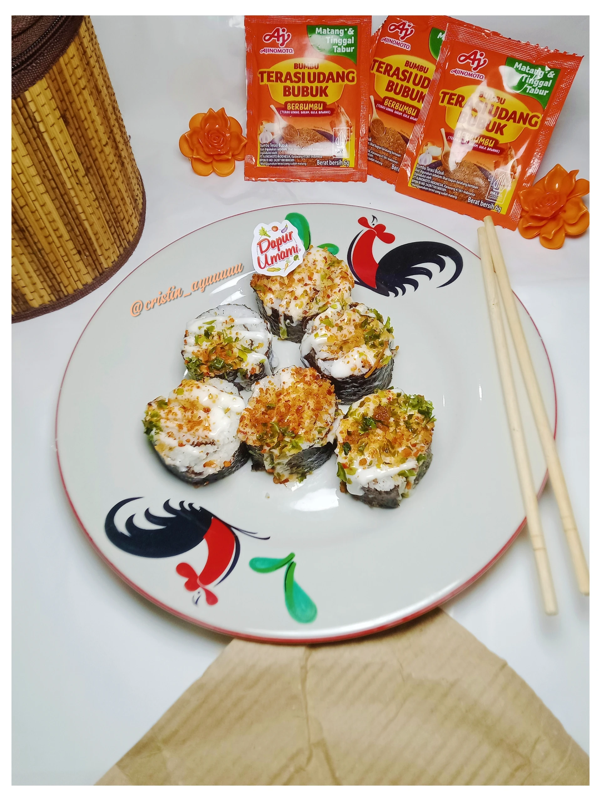 Sushi Roll Ayam Terasi Bubuk Ajinomoto®
