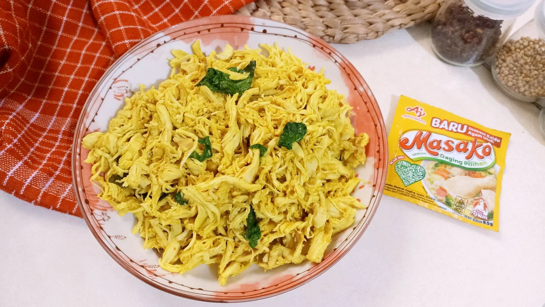 Suwir Ayam Bumbu Kuning