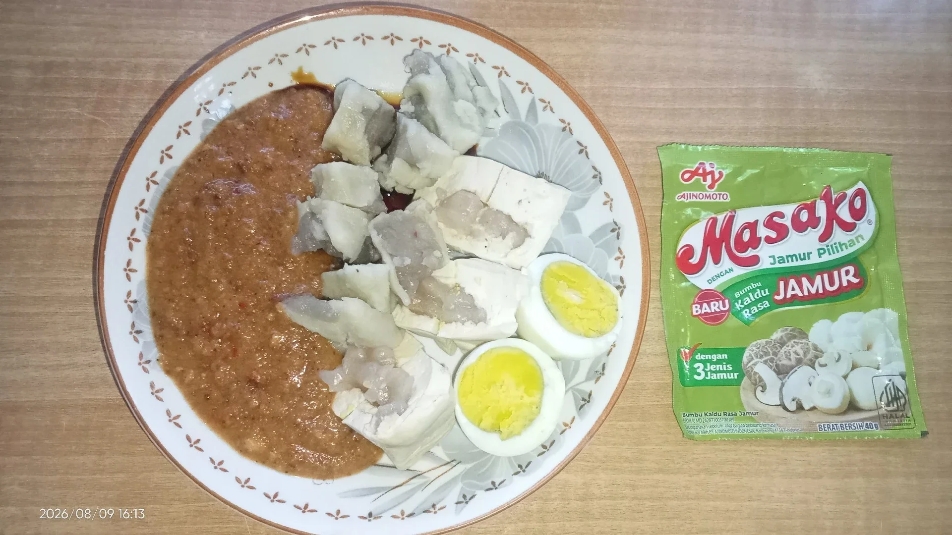 Tahu Aci Bumbu kacang 