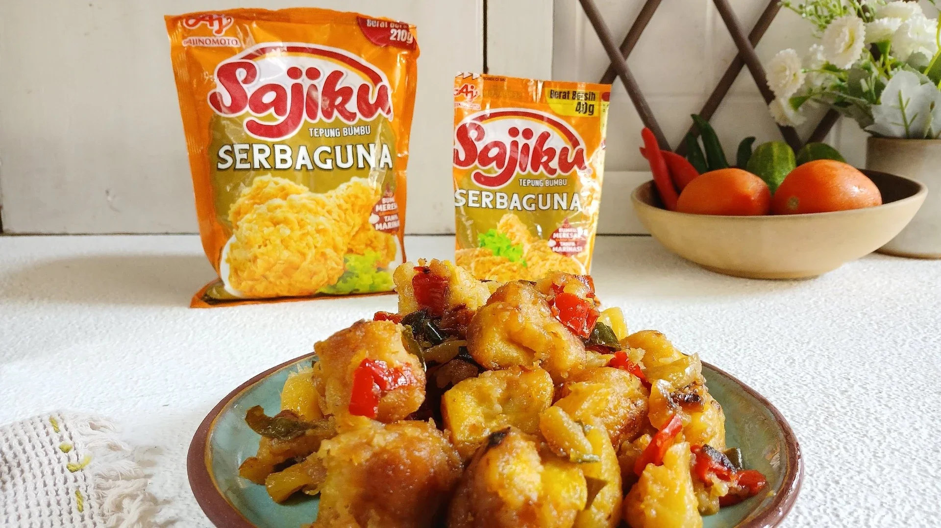 Tahu Goreng Asam Manis ala Sajiku