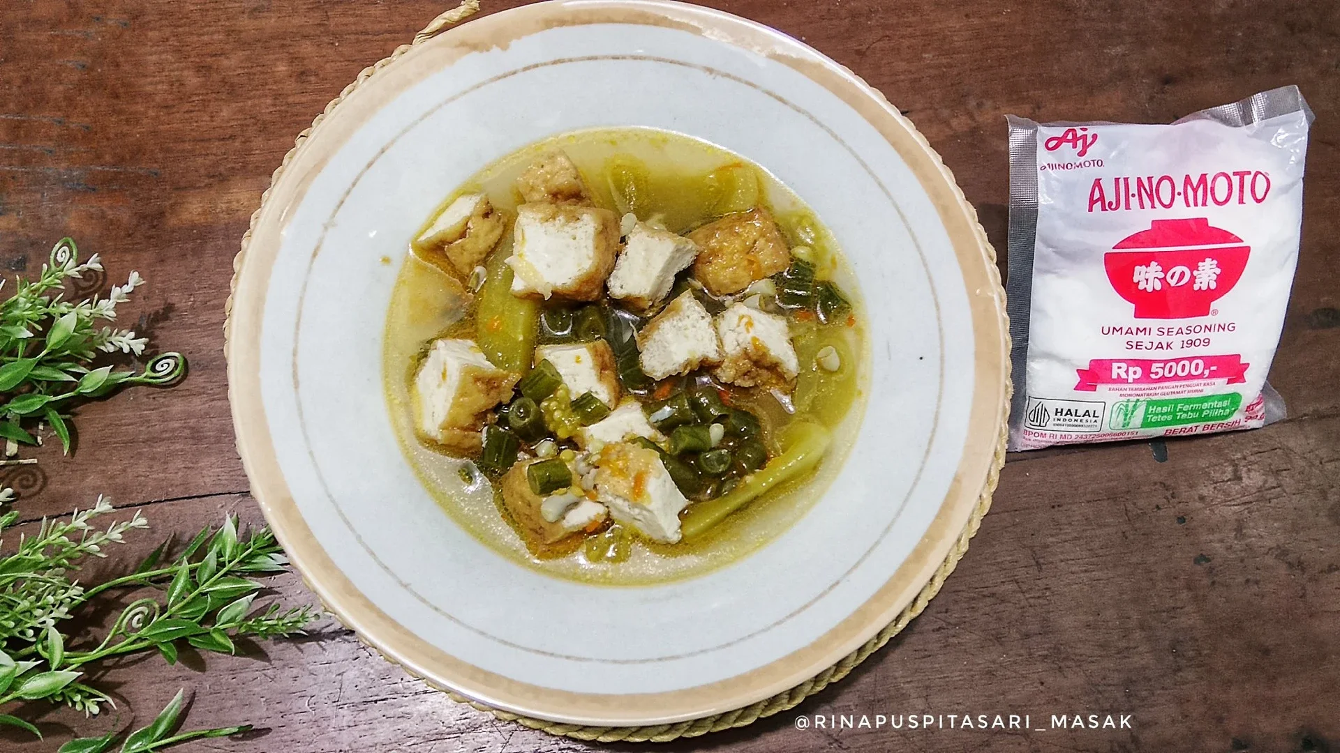 Tahu Asam Pedas Kacang Panjang ala AJI-NO-MOTO®
