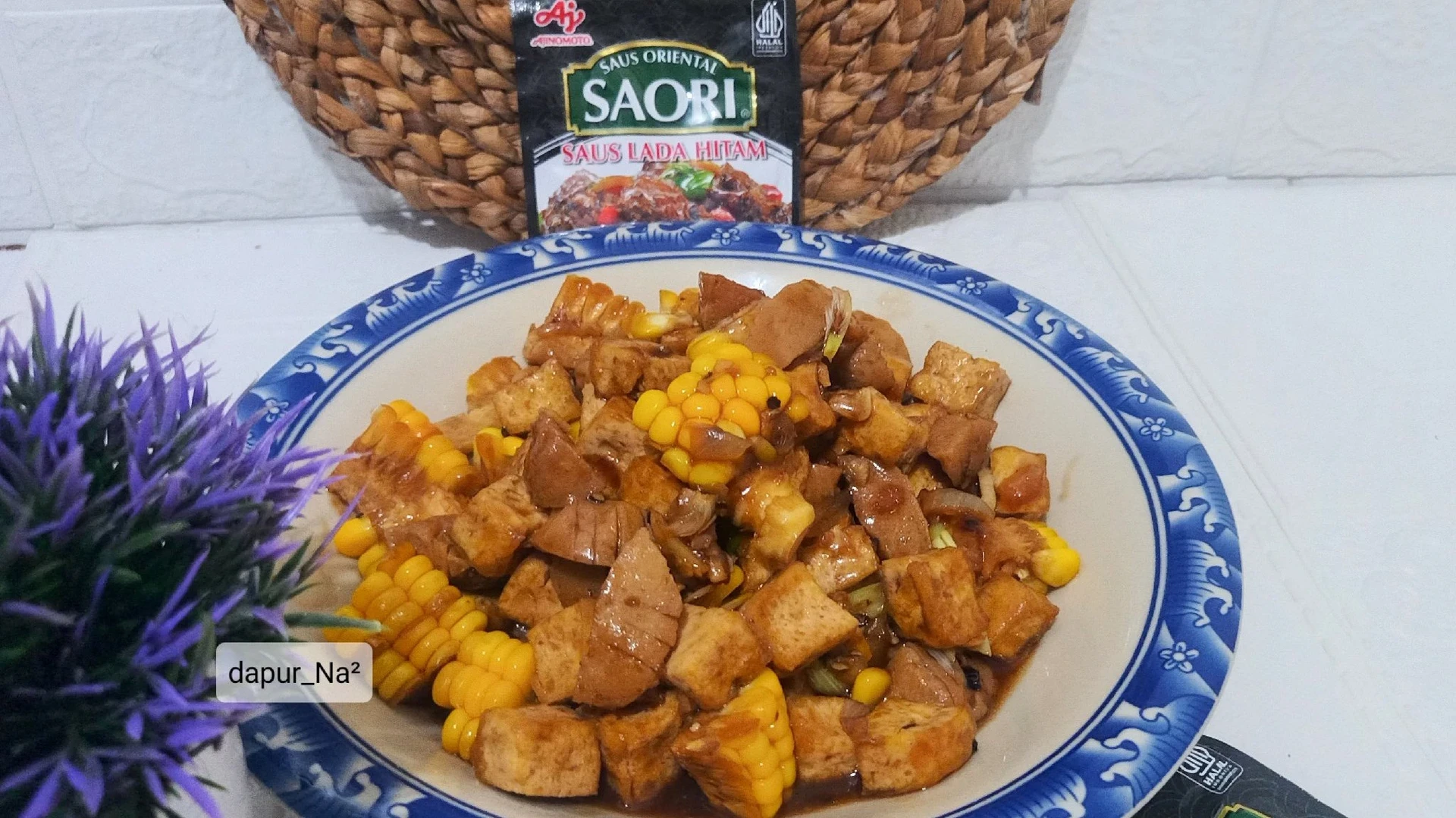 Tahu & Bakso saus lada hitam SAORI #SejutaRasaLezatSaori