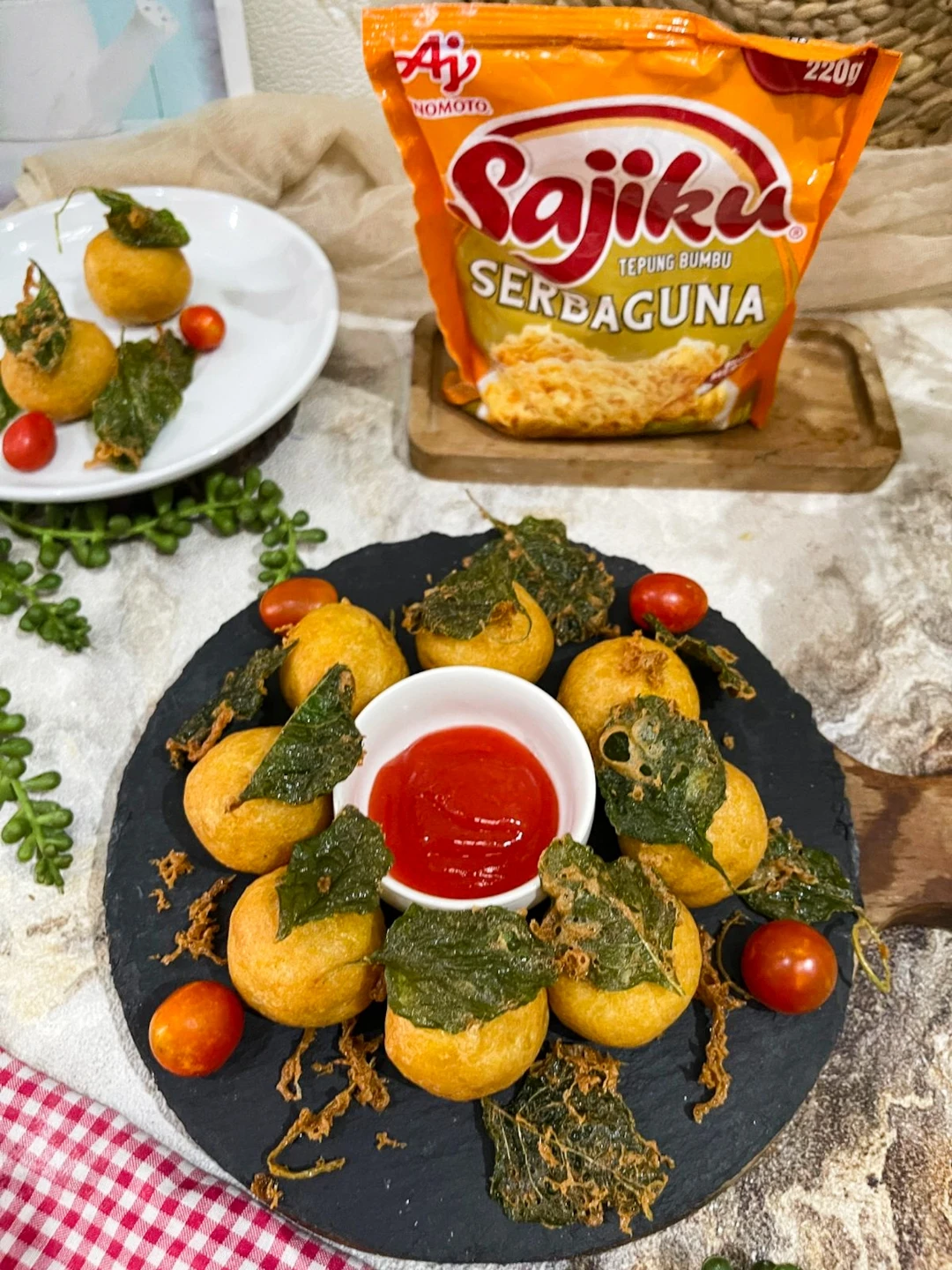 Tahu Bulat Bayam Krispi