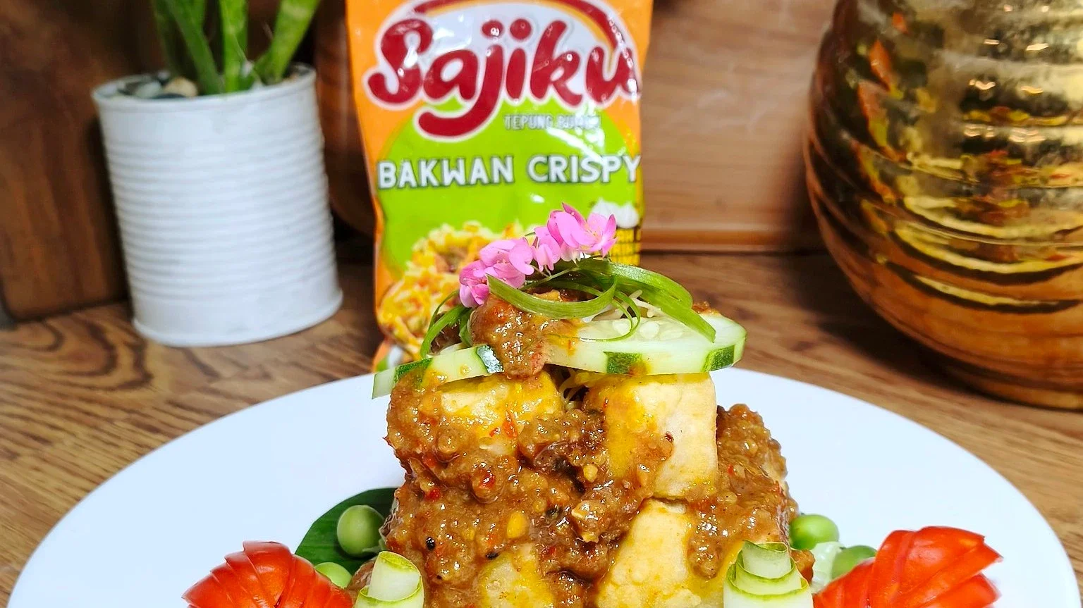 Tahu Crispy Saus Kacang #SajikuLezatMeresapSampaiDalam