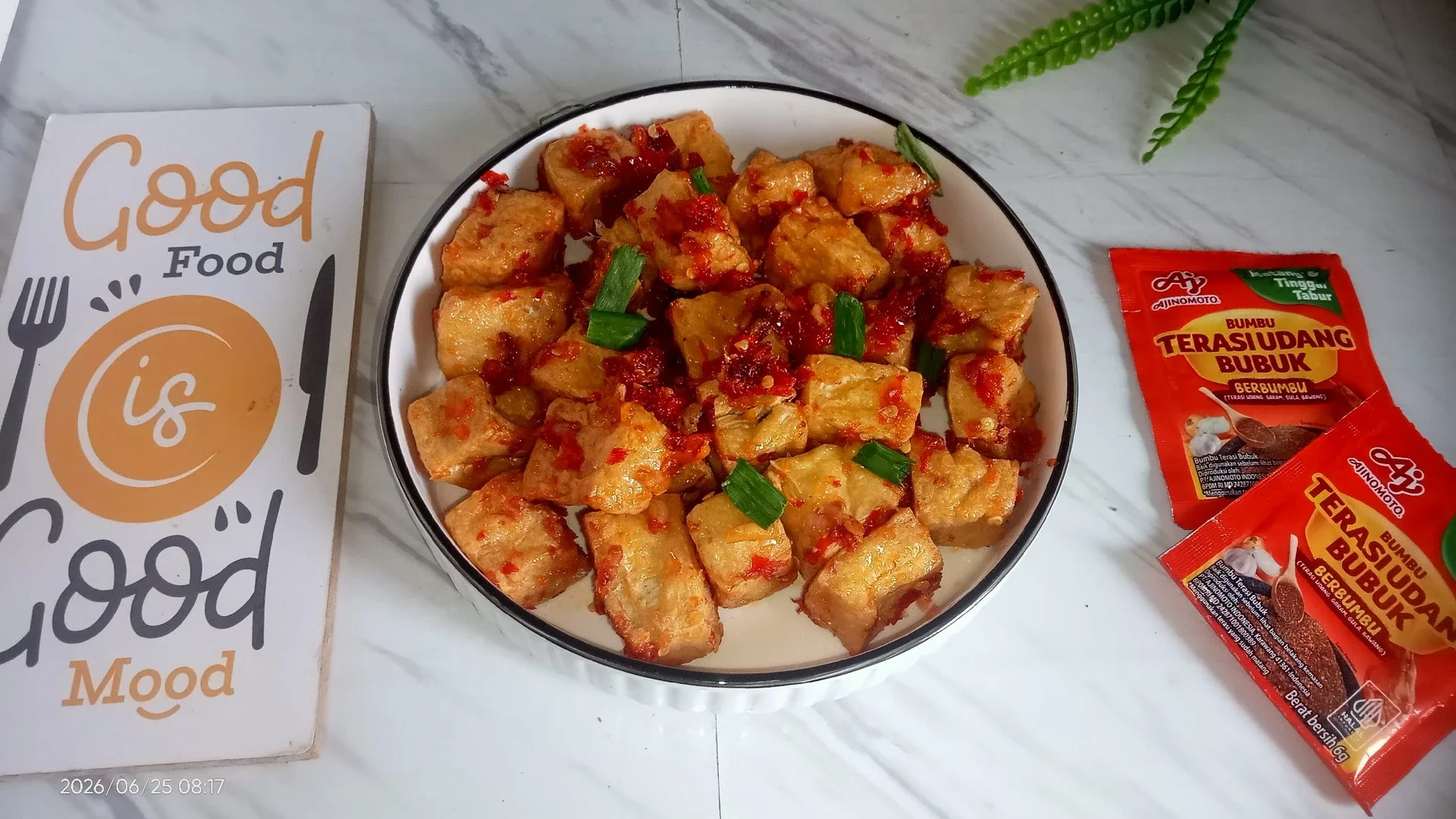 Tahu Goreng Chili padi