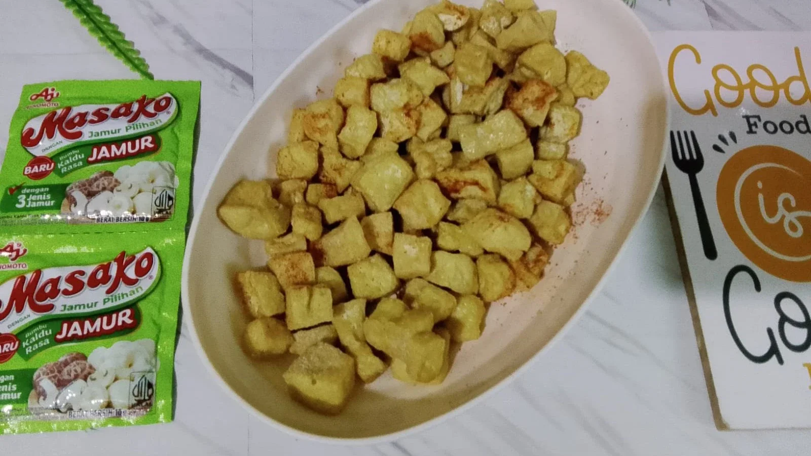Tahu Goreng Mini Bumbu Tabur Masako 