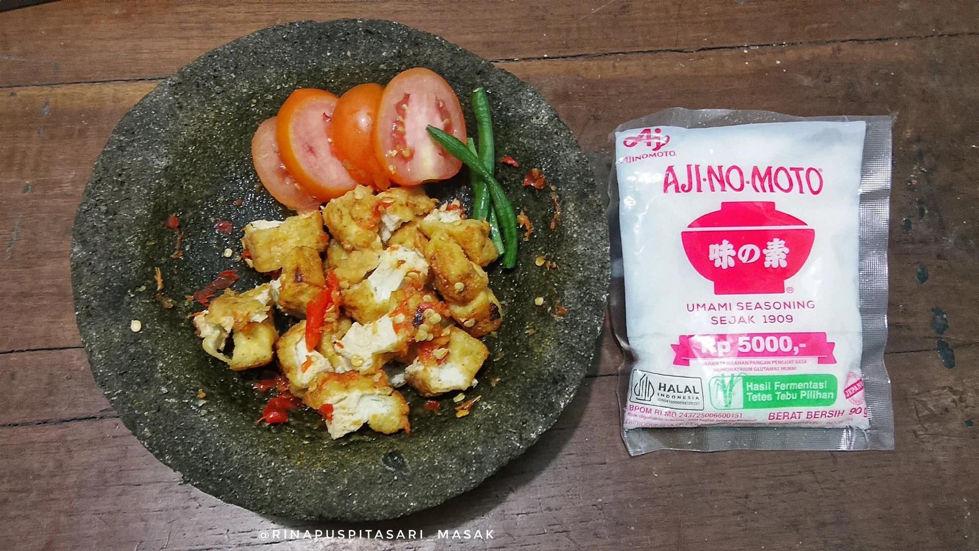 Tahu Goreng Sambal Korek ala AJI-NO-MOTO®