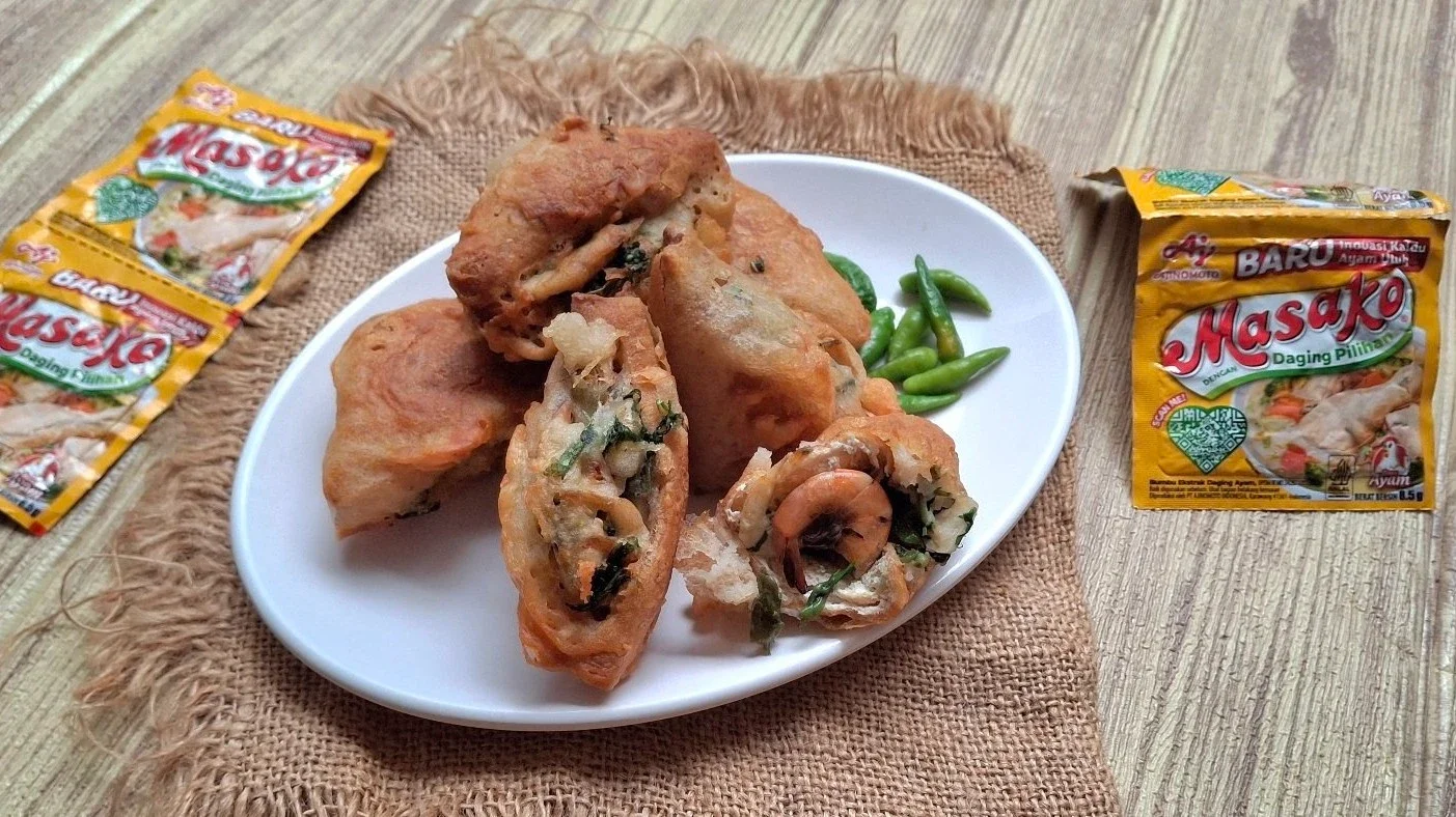 Tahu Isi Udang Kangkung ala Masako