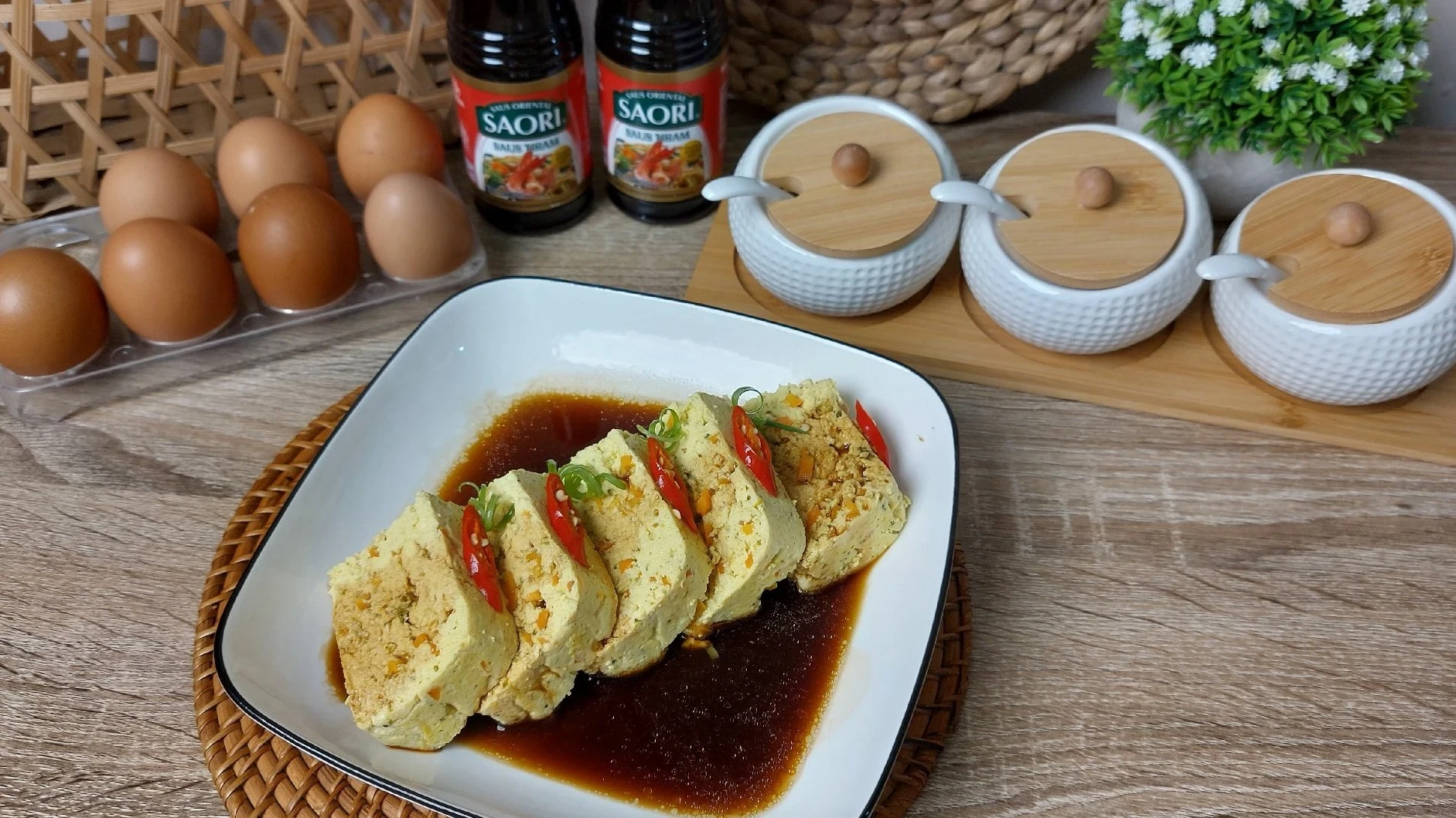 TAHU KUKUS SPESIAL SAUS TIRAM