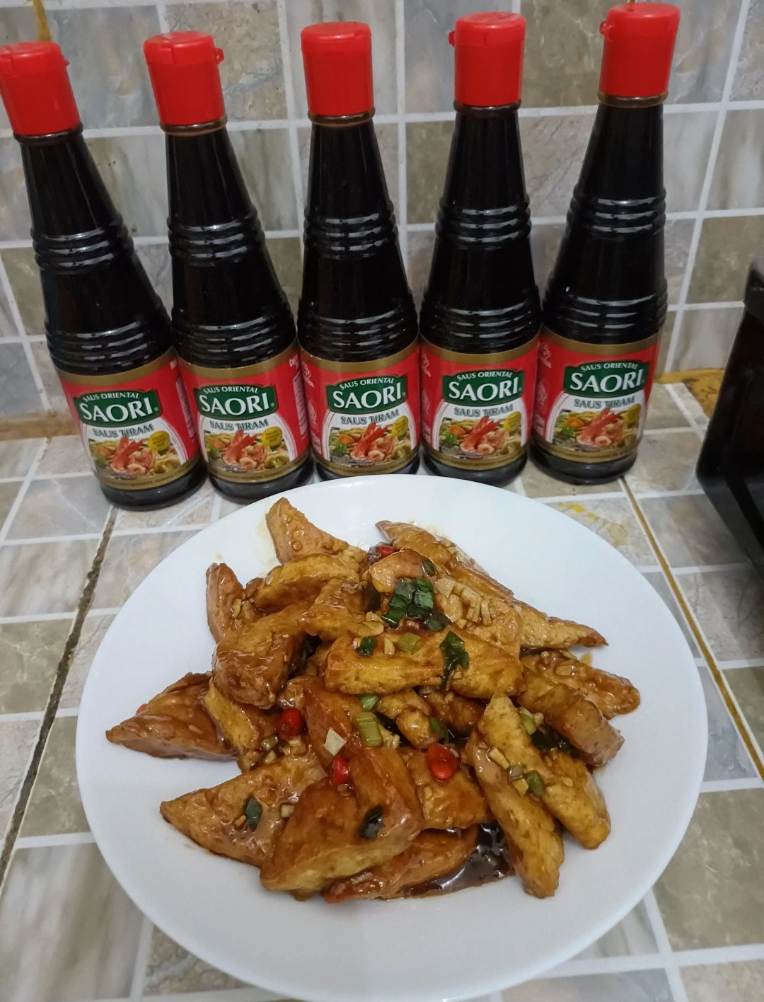 Tahu Saus Tiram ala Saori